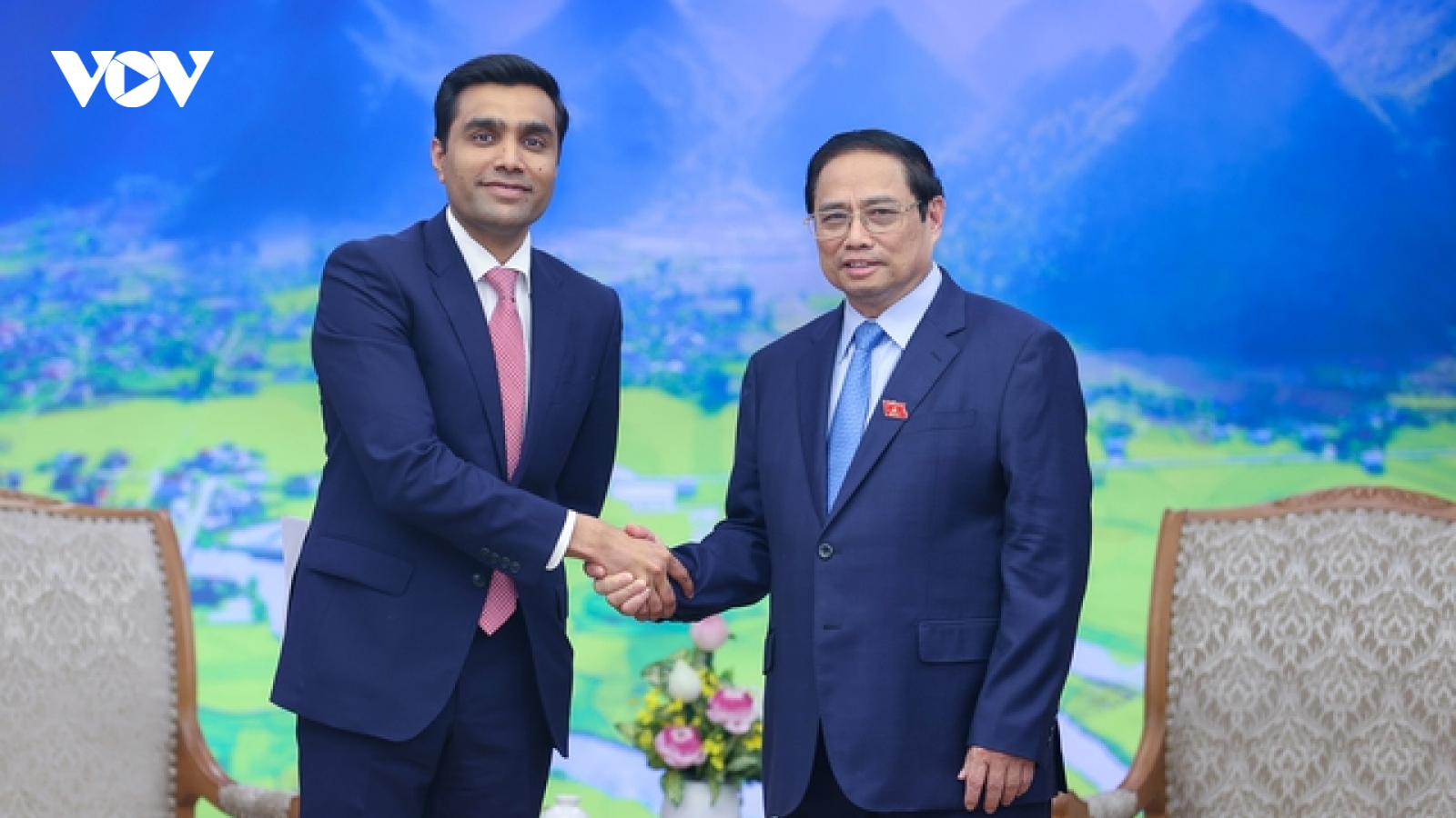 Thủ tướng Phạm Minh Chính tiếp Tổng Giám đốc Công ty Cảng và Đặc khu kinh tế Adani