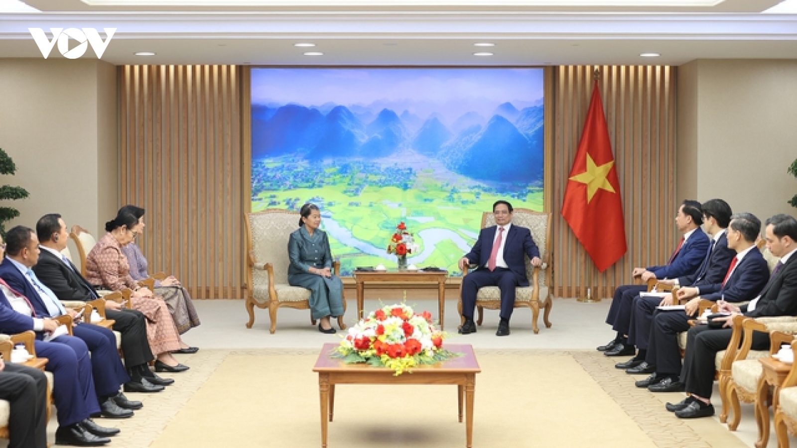 Thủ tướng Phạm Minh Chính tiếp Phó Thủ tướng Campuchia