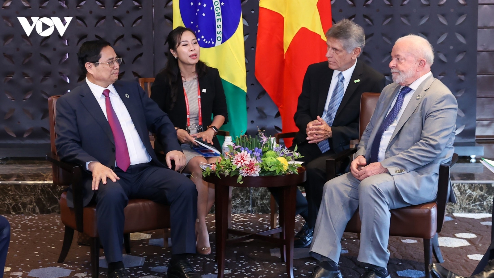 Thủ tướng Chính phủ Phạm Minh Chính gặp Tổng thống Brazil Lula Da Silva