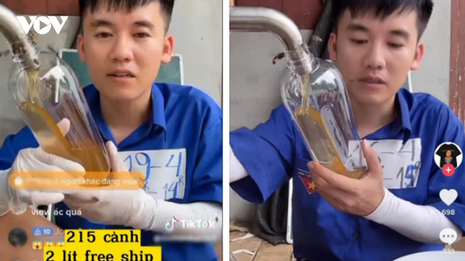 Con trai bà Tân Vlog bán mật ong hoa vải, Cục QLTT Bắc Giang nói gì?