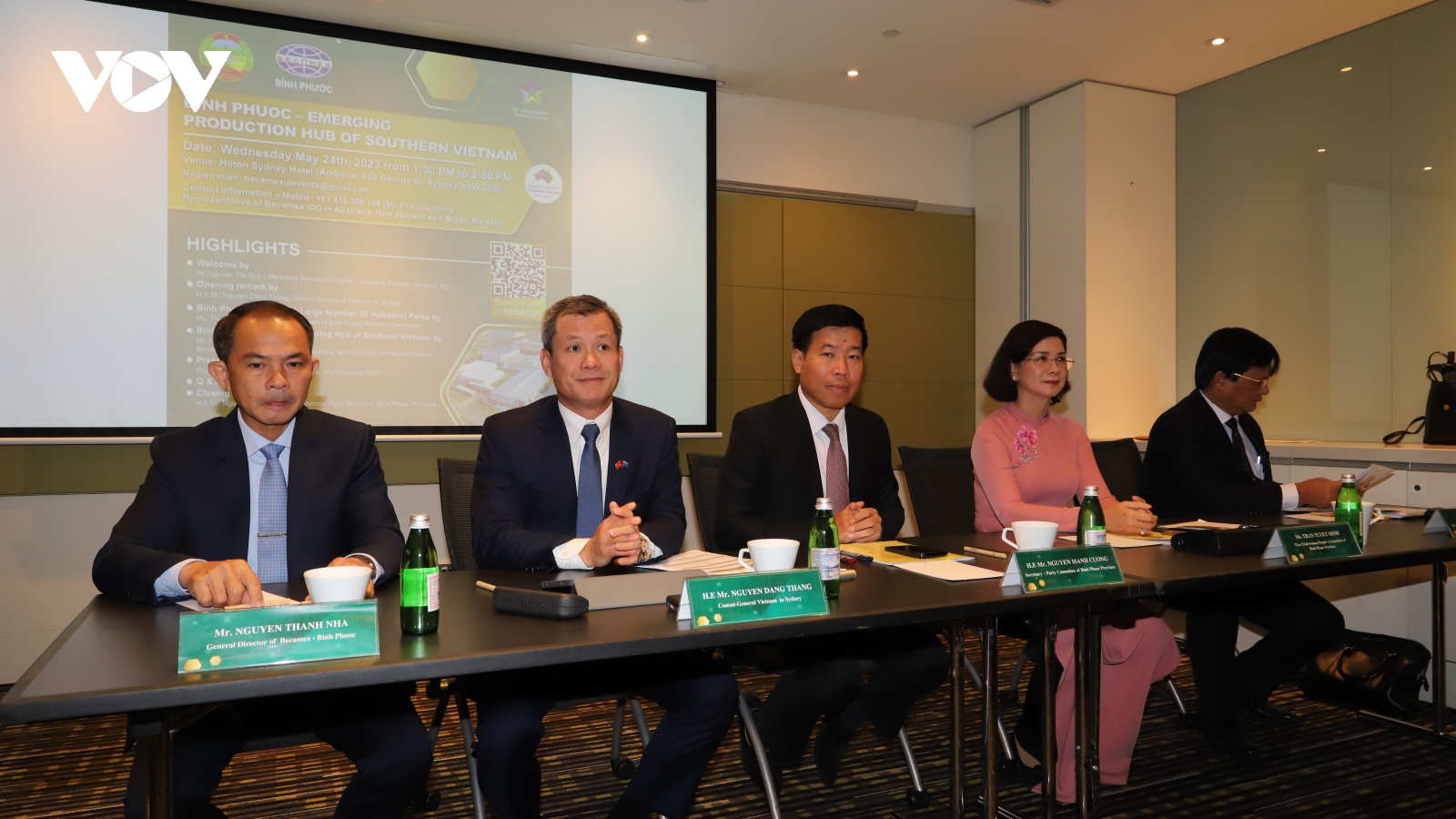 Tỉnh Bình Phước xúc tiến thương mại và đầu tư tại Australia