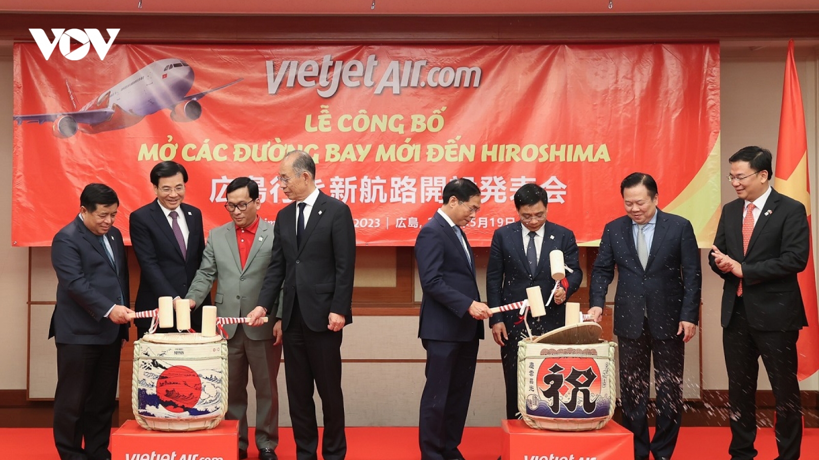 Vietjet công bố đường bay thẳng Việt Nam và Hiroshima mừng Hội nghị thượng đỉnh G7