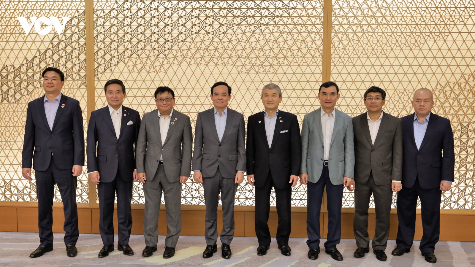 Phó Thủ tướng Trần Lưu Quang gặp Chủ tịch Hạ viện Nhật Bản