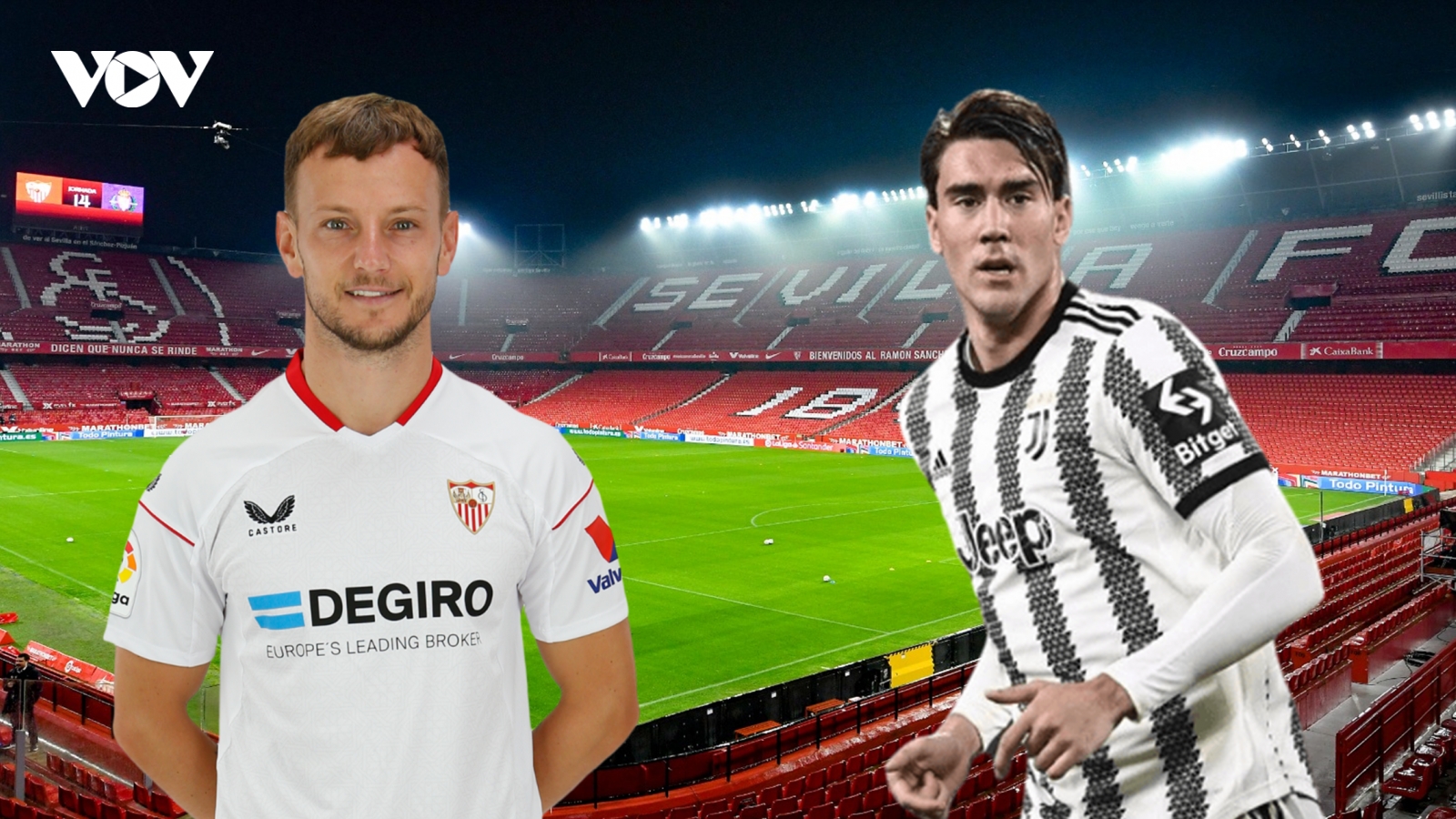 Dự đoán tỷ số, đội hình xuất phát trận Sevilla - Juventus