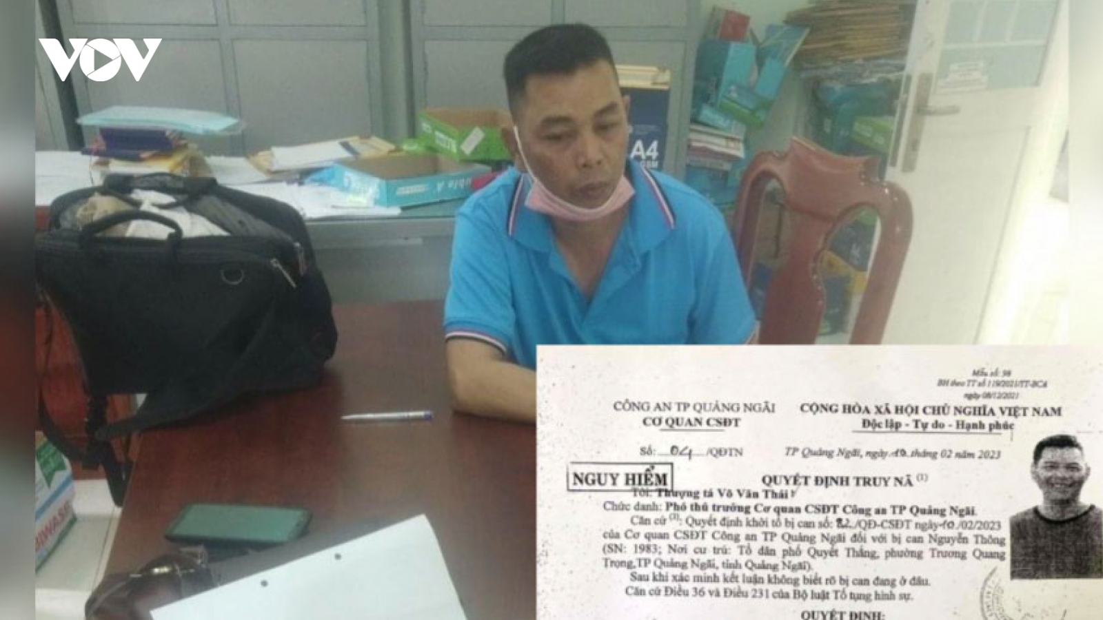 Lật mặt kẻ mang lệnh truy nã nguy hiểm dưới vỏ bọc là nhân viên bảo vệ