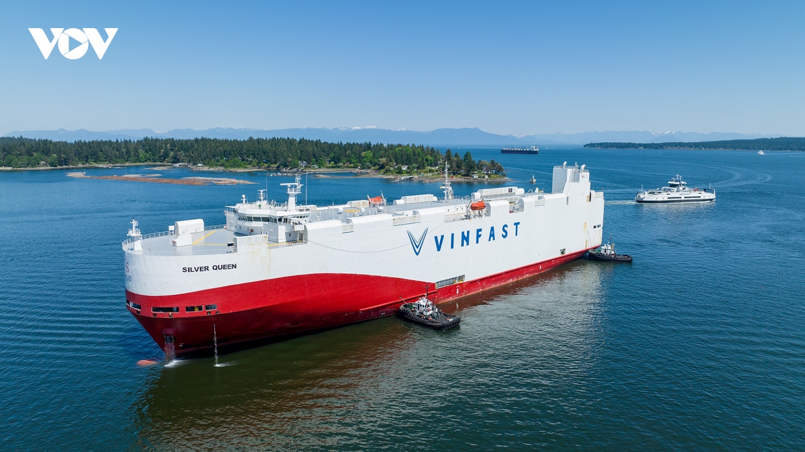 Lô xe VinFast VF 8 đầu tiên cập cảng Canada - sẵn sàng bàn giao từ tháng 6 tới