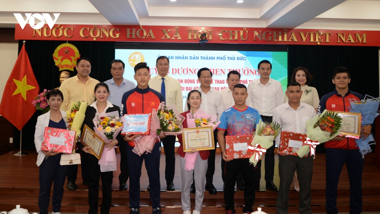 Thành phố Thủ Đức (TP.HCM) khen thưởng các VĐV xuất sắc tại SEA Games 32