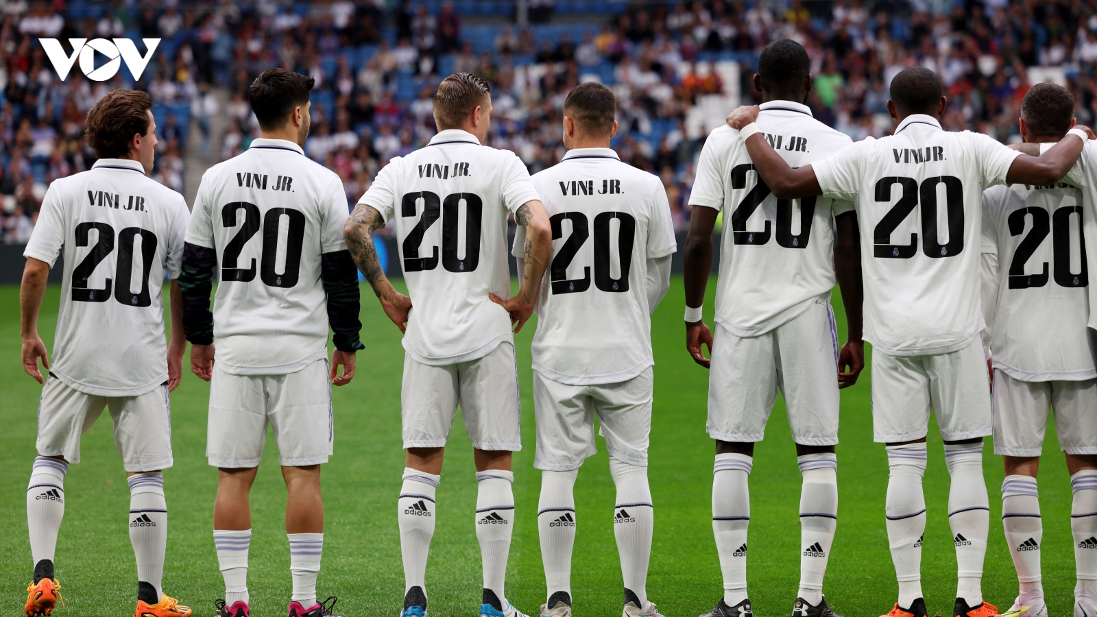 Real Madrid hành động ý nghĩa, ủng hộ Vinicius trước nạn phân biệt chủng tộc