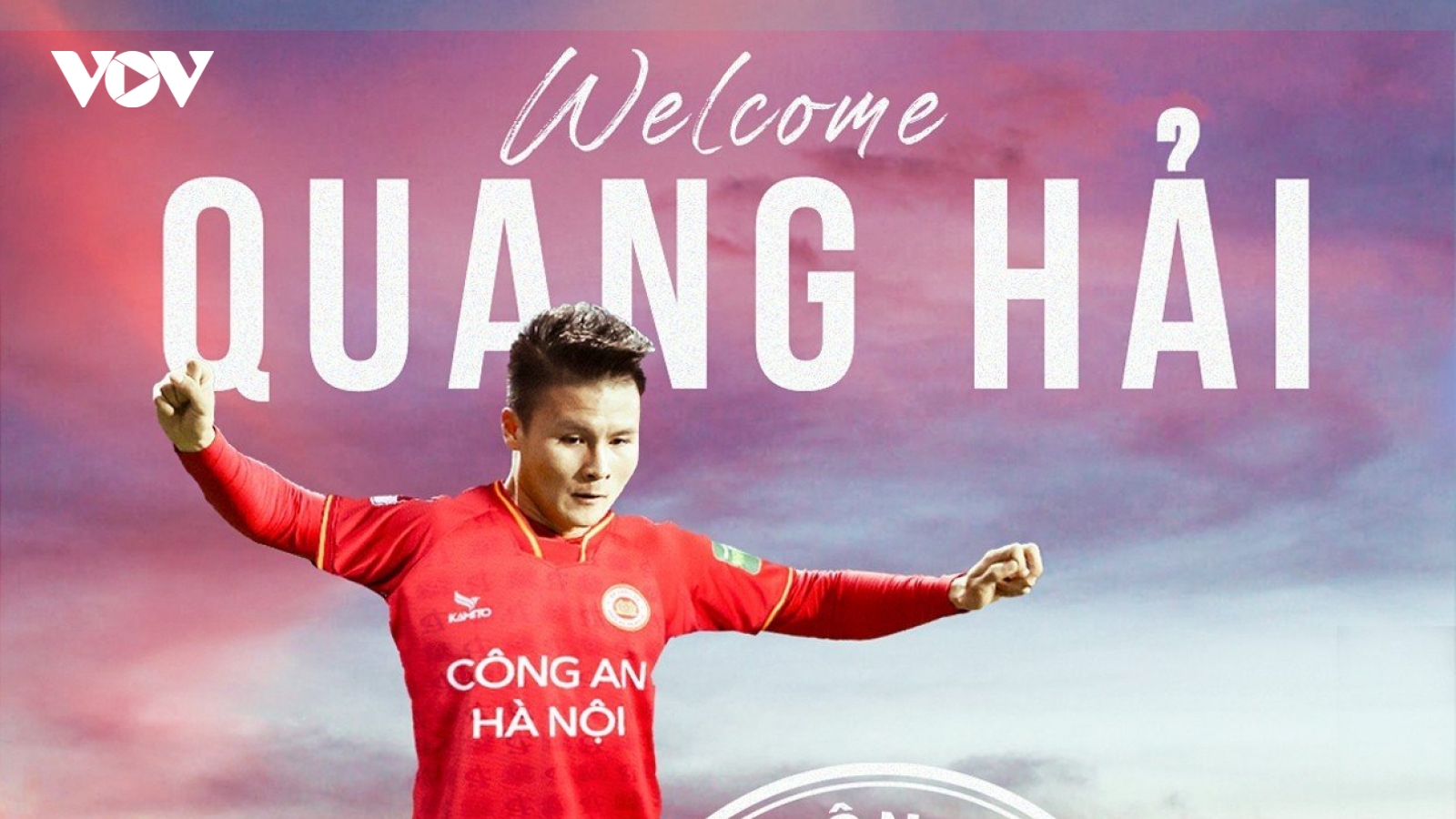 Công an Hà Nội chính thức ký hợp đồng với Quang Hải