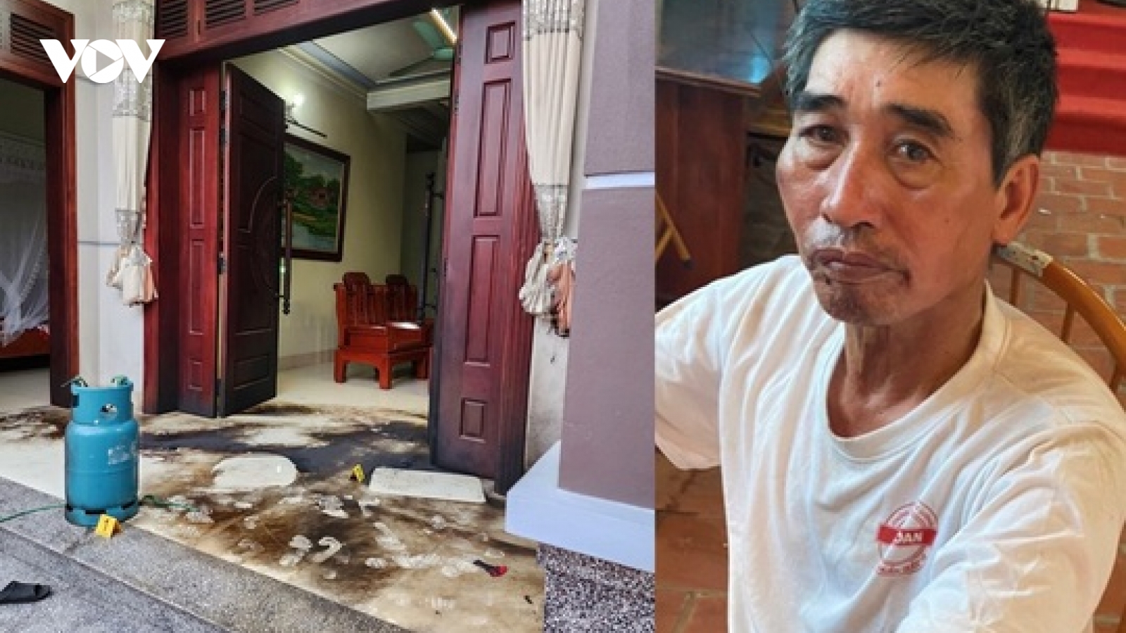 Mâu thuẫn gia đình, anh tưới xăng đốt nhà em trai ở Bắc Giang