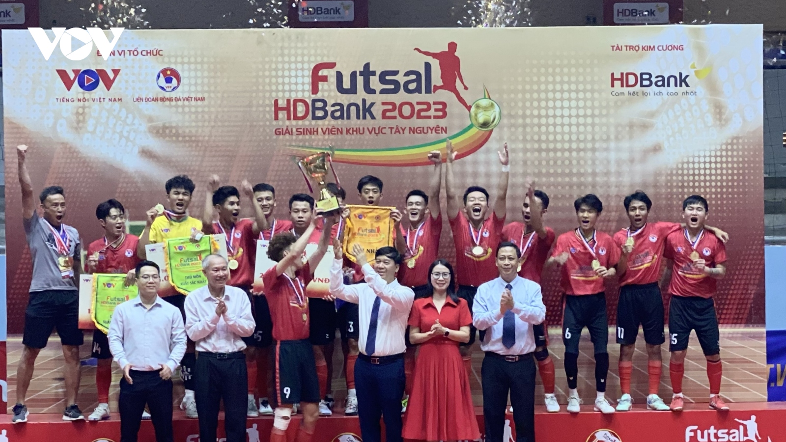 Đại học Đà Lạt vô địch Giải Futsal HDBank sinh viên khu vực Tây Nguyên năm 2023