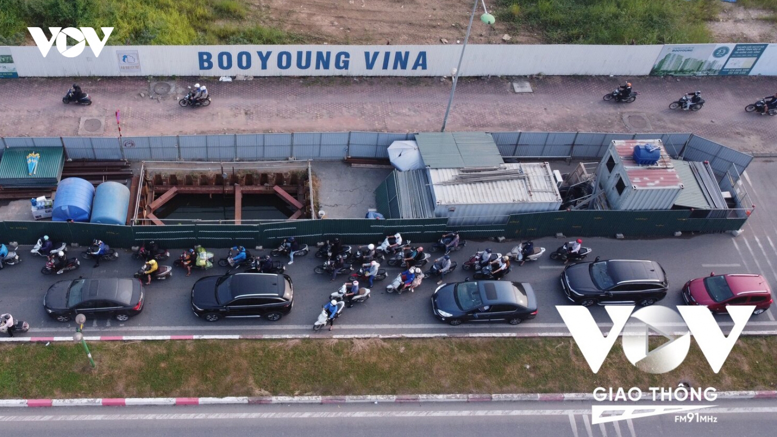 Đường Nguyễn Trãi sắp rào chắn để thi công, các phương tiện chú ý điều này