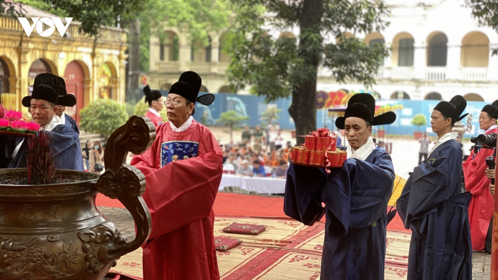 Tái hiện nghi lễ Tết Đoan Ngọ cung đình tại Hoàng Thành Thăng Long