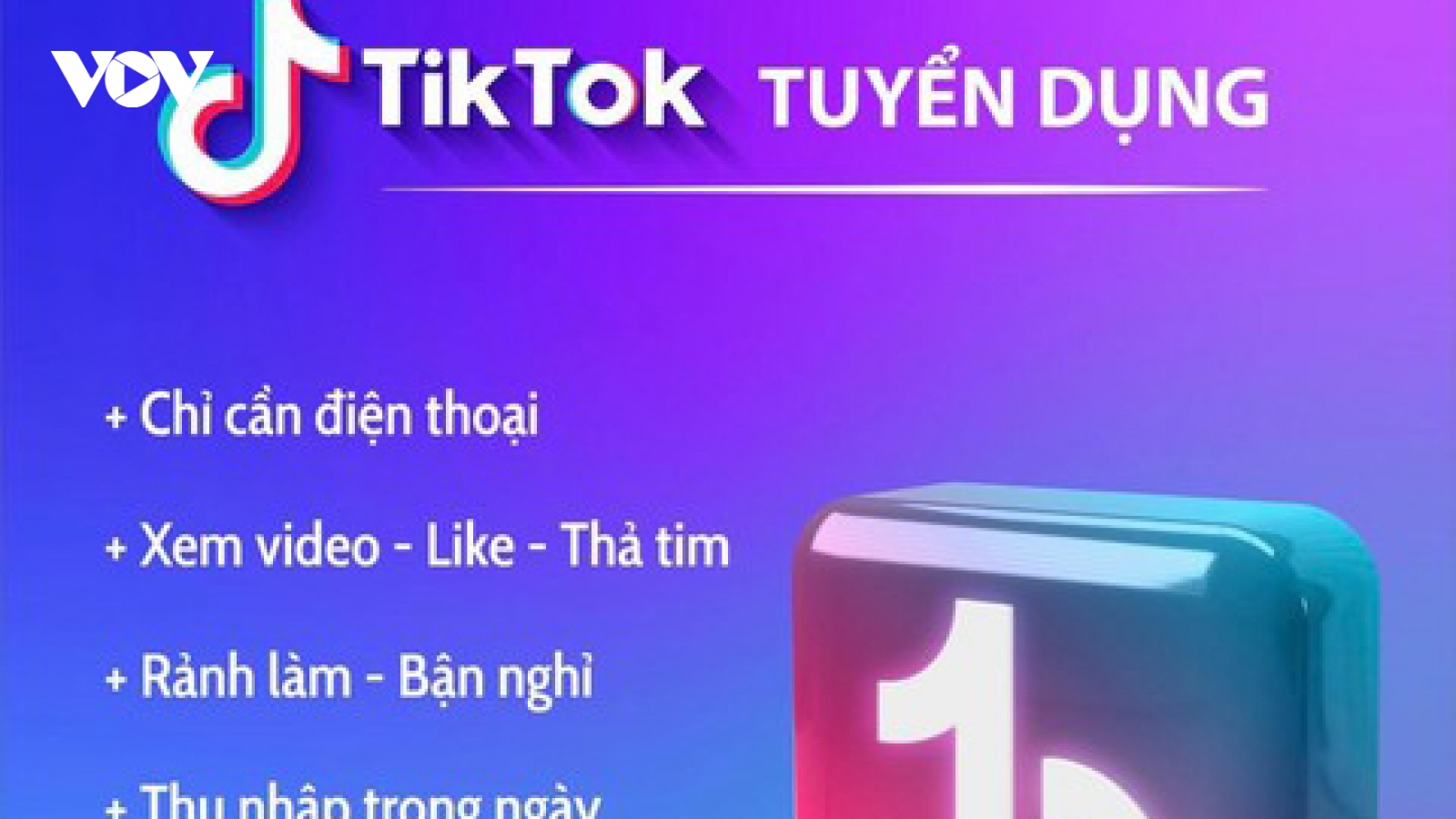 Mất gần 700 triệu đồng vì tin lời quảng cáo “lướt Tiktok, kiếm thu nhập"