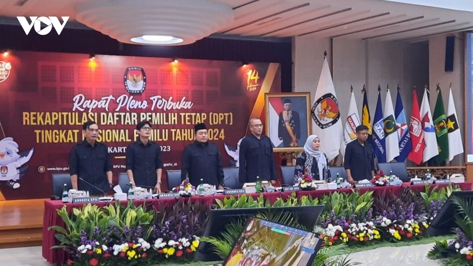 Hơn 204 triệu cử tri Indonesia đăng ký tham gia cuộc tổng tuyển cử 2024