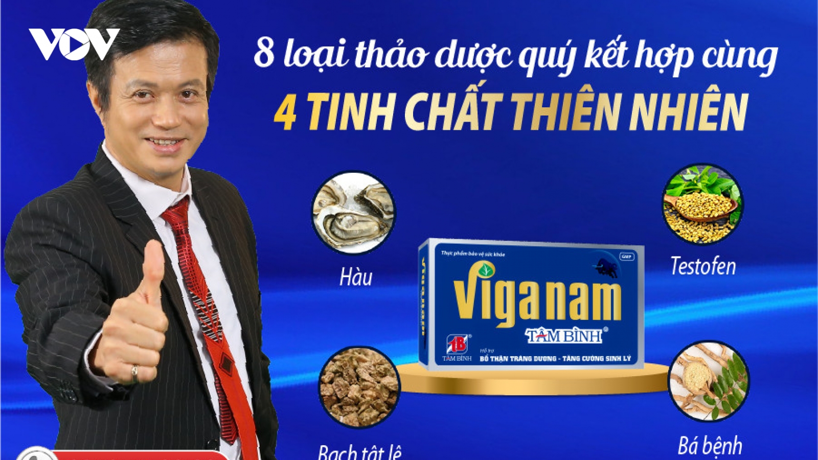 Giải pháp tăng Testosterone, tăng cường sinh lý với Viganam Tâm Bình