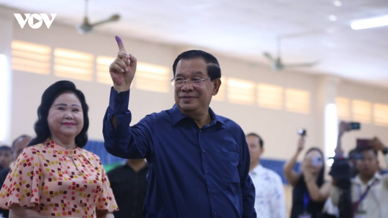 Tỷ lệ cử tri đi bầu cử Quốc hội Campuchia năm 2023 cao hơn so với năm 2022