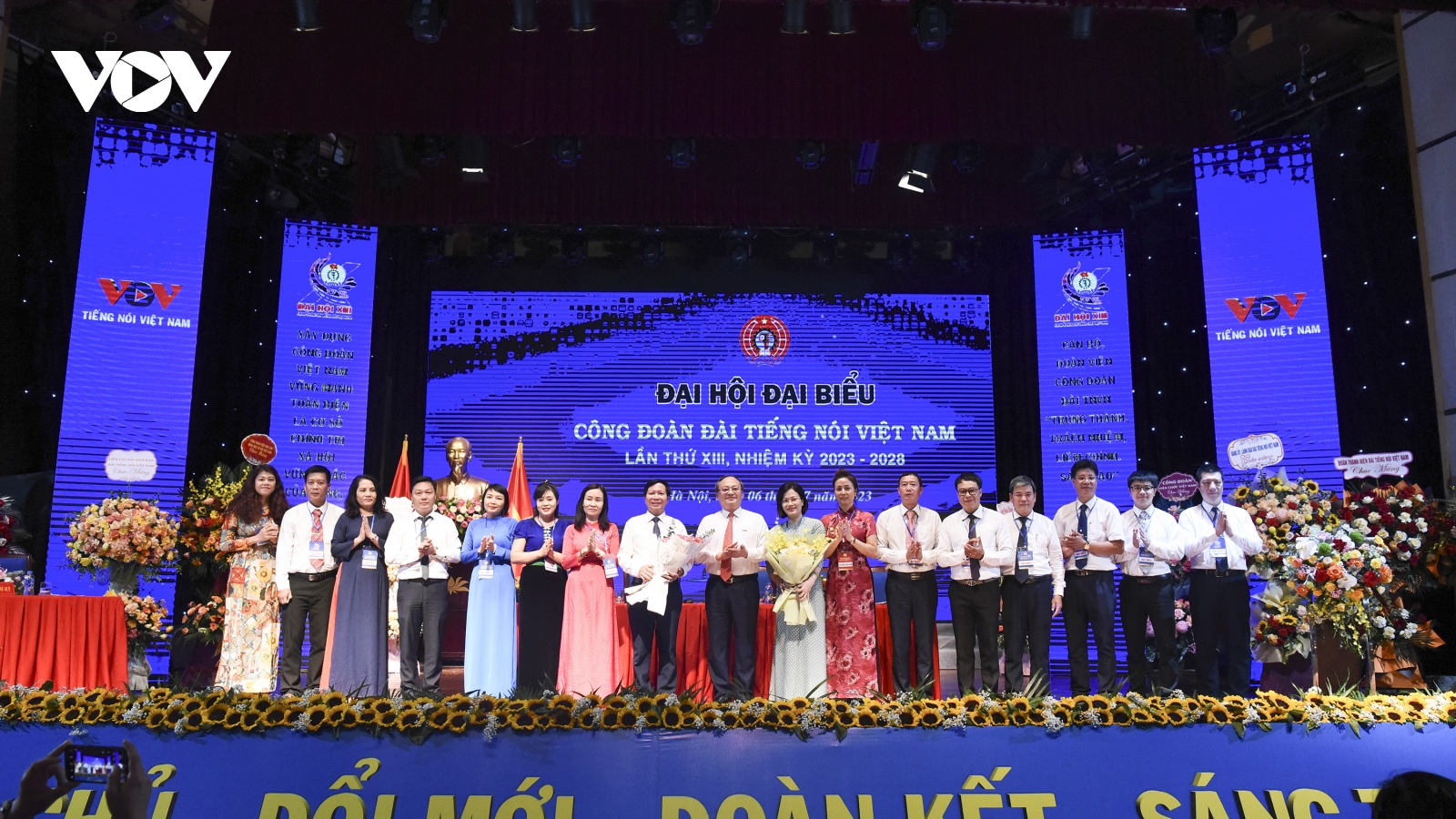 Đại hội Công đoàn VOV lần thứ XIII, nhiệm kỳ 2023-2028 thành công tốt đẹp