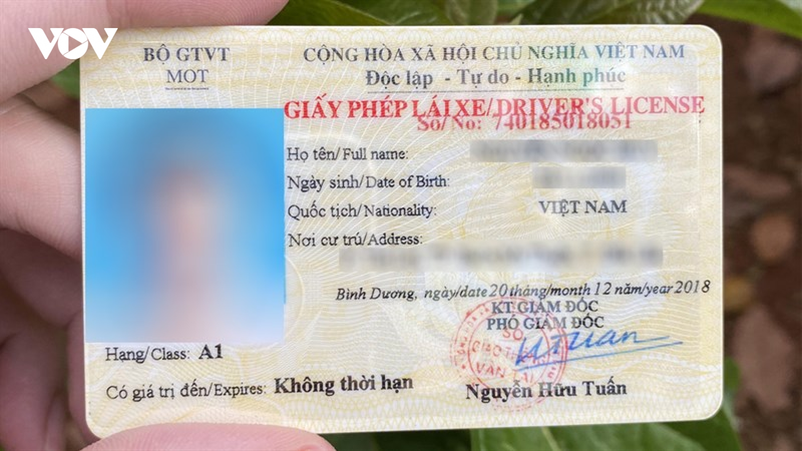 Thay đổi phân hạng giấy phép lái xe, người dân có phải làm lại?