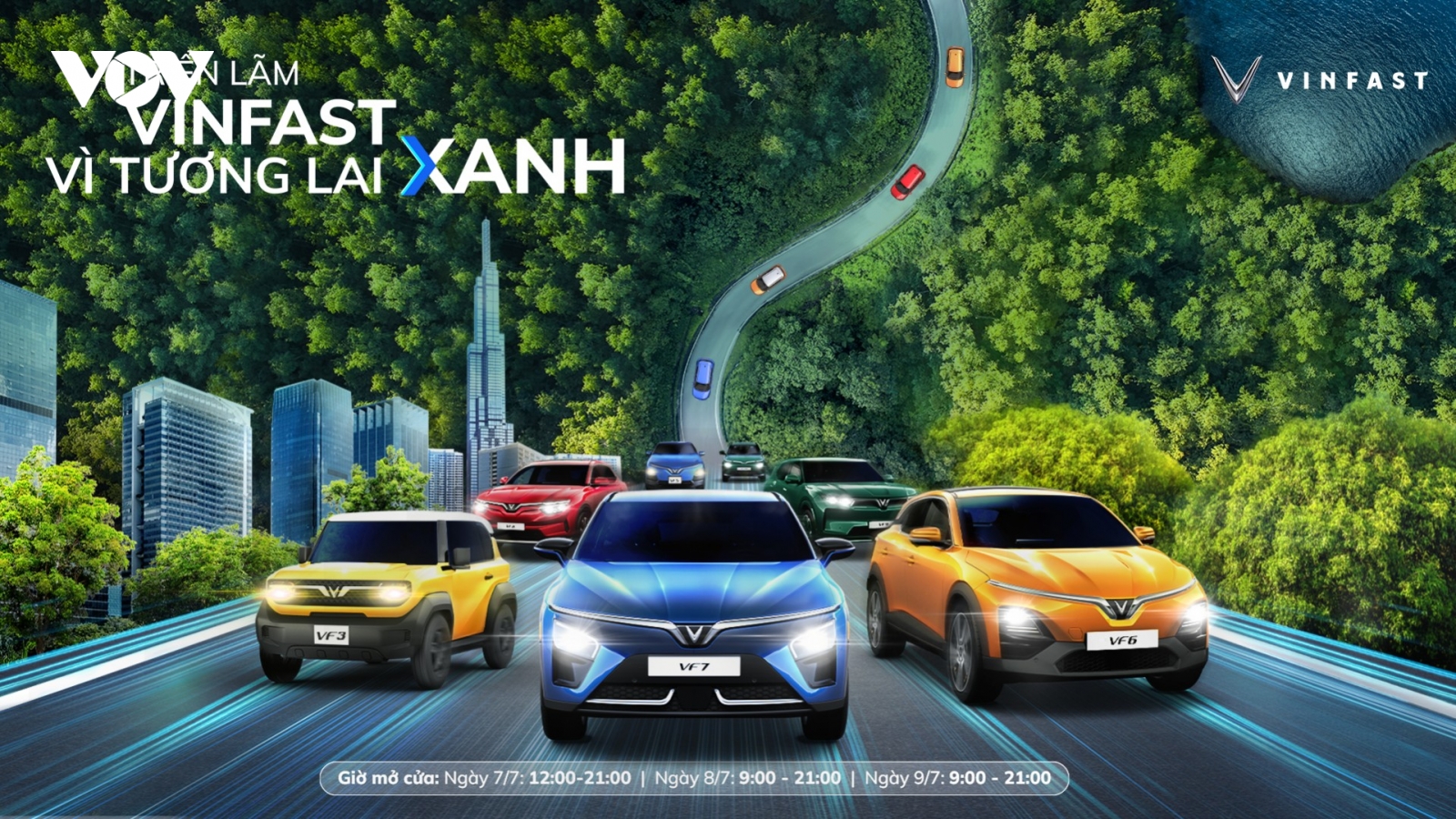 VinFast ra mắt bộ tứ xe điện mới tại Triển lãm “VinFast-Vì tương lai xanh"