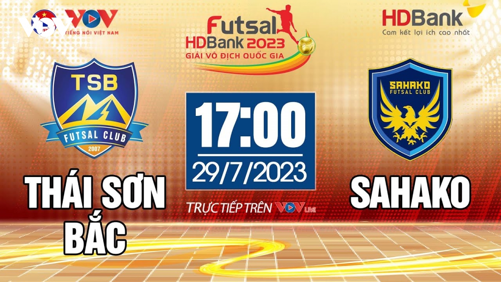 Trực tiếp Thái Sơn Nam vs Sanvinest Khánh Hòa Giải Futsal HDBank VĐQG 2023