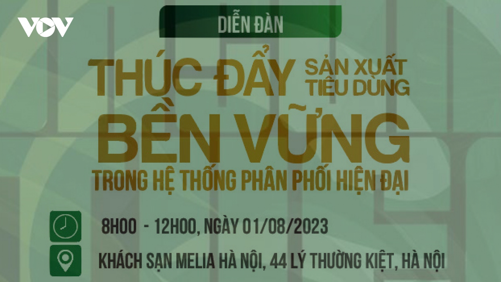 Hướng sản xuất tiêu dùng bền vững trong hệ thống phân phối hiện đại