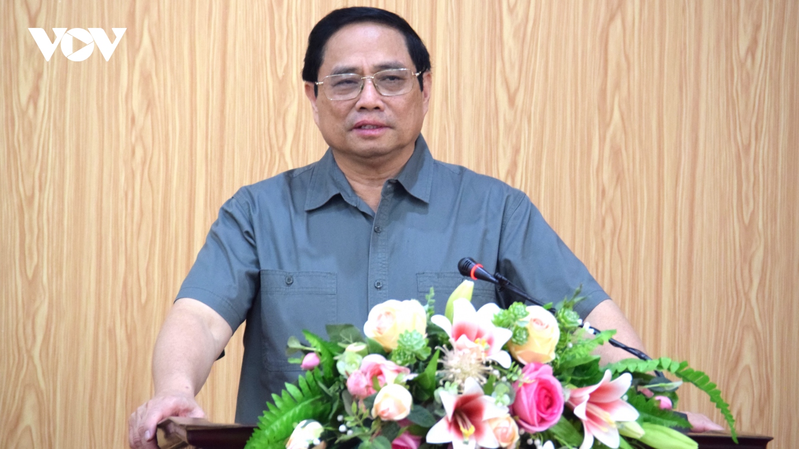 Thủ tướng Phạm Minh Chính làm việc với Ban Thường vụ Tỉnh ủy Bắc Kạn