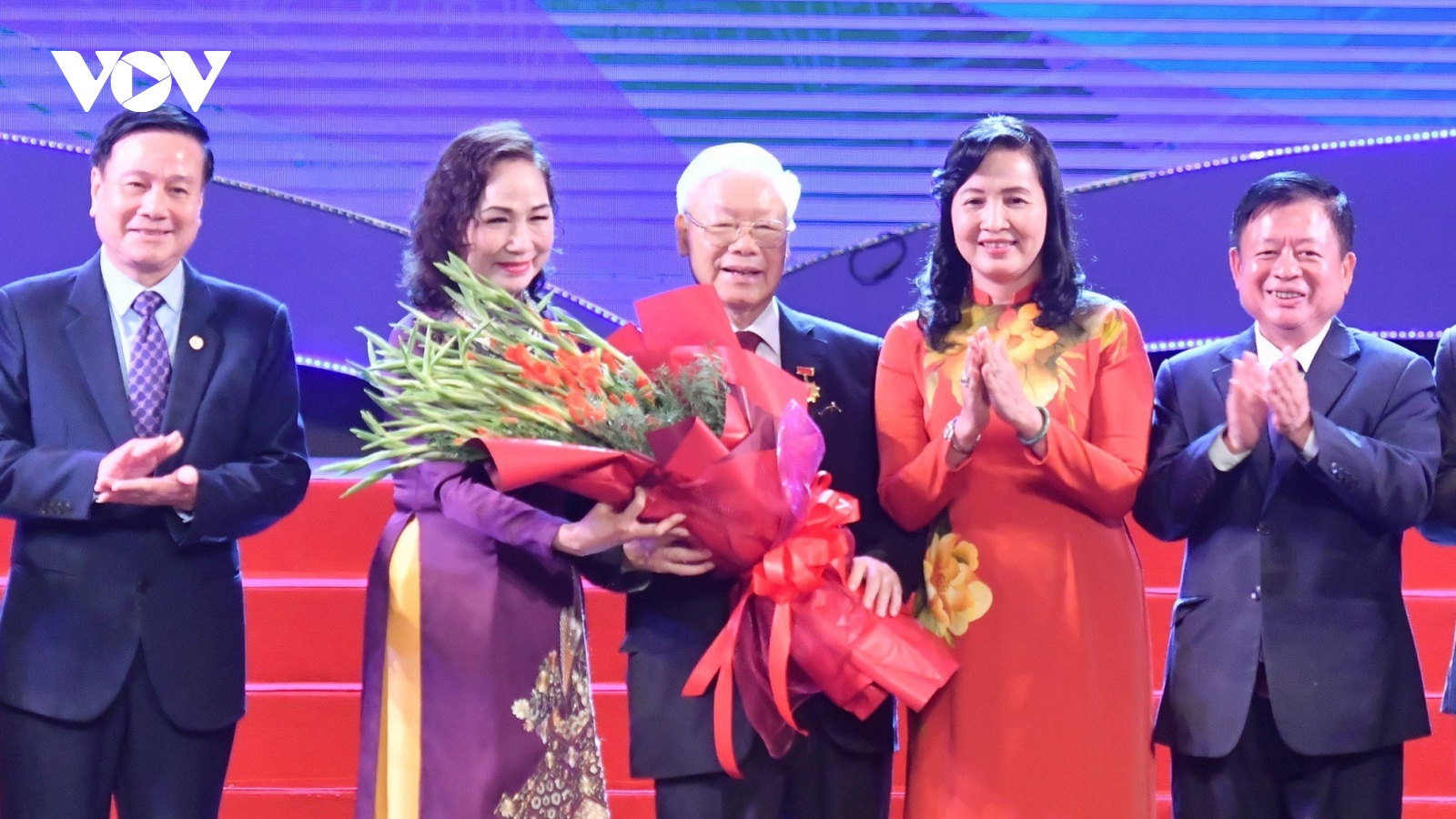 Tổng Bí thư dự lễ kỷ niệm 75 năm thành lập Liên hiệp các Hội VHNT Việt Nam