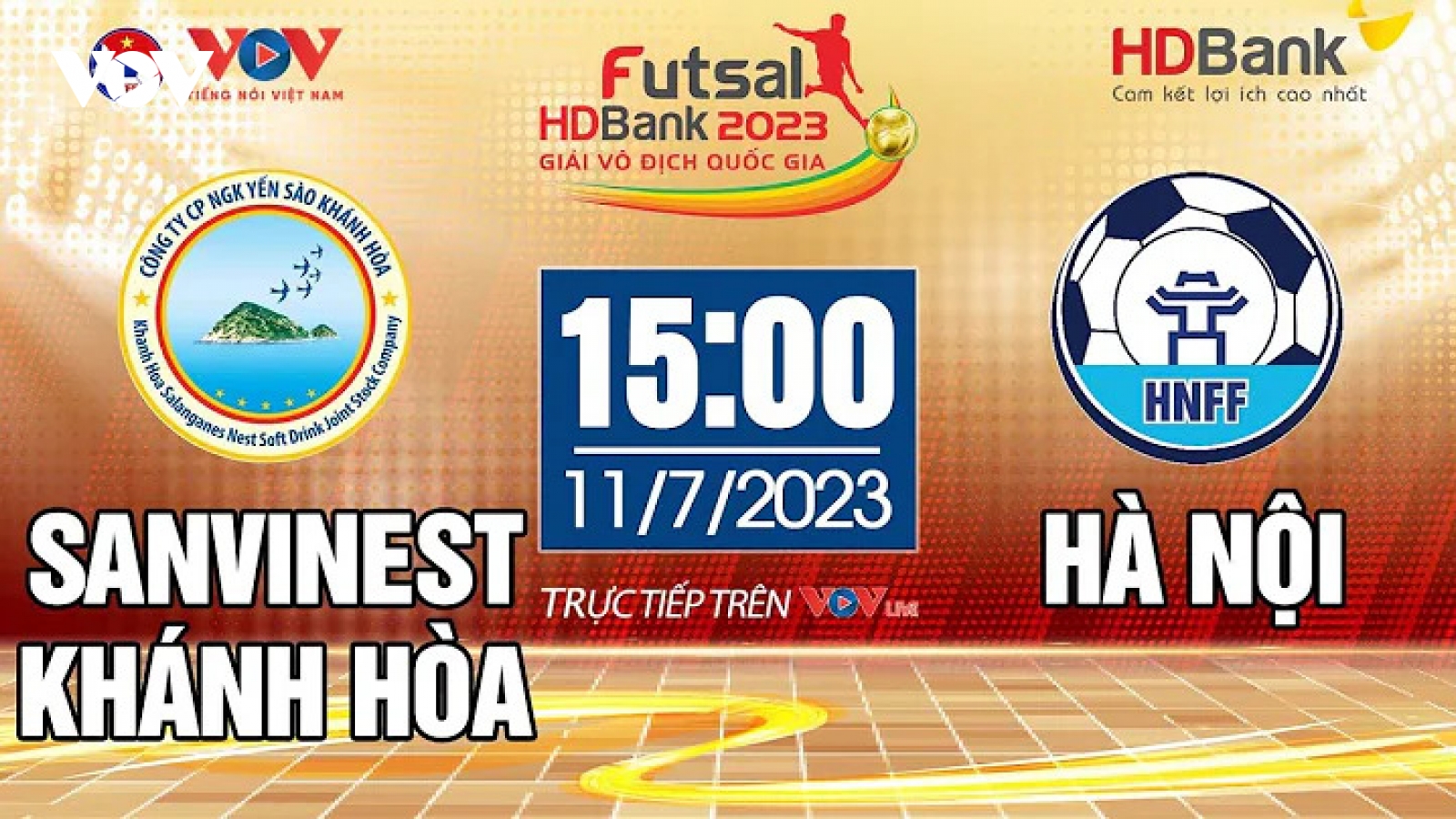 Xem trực tiếp Sanvinest Khánh Hòa vs Hà Nội - Giải Futsal HDBank VĐQG 2023