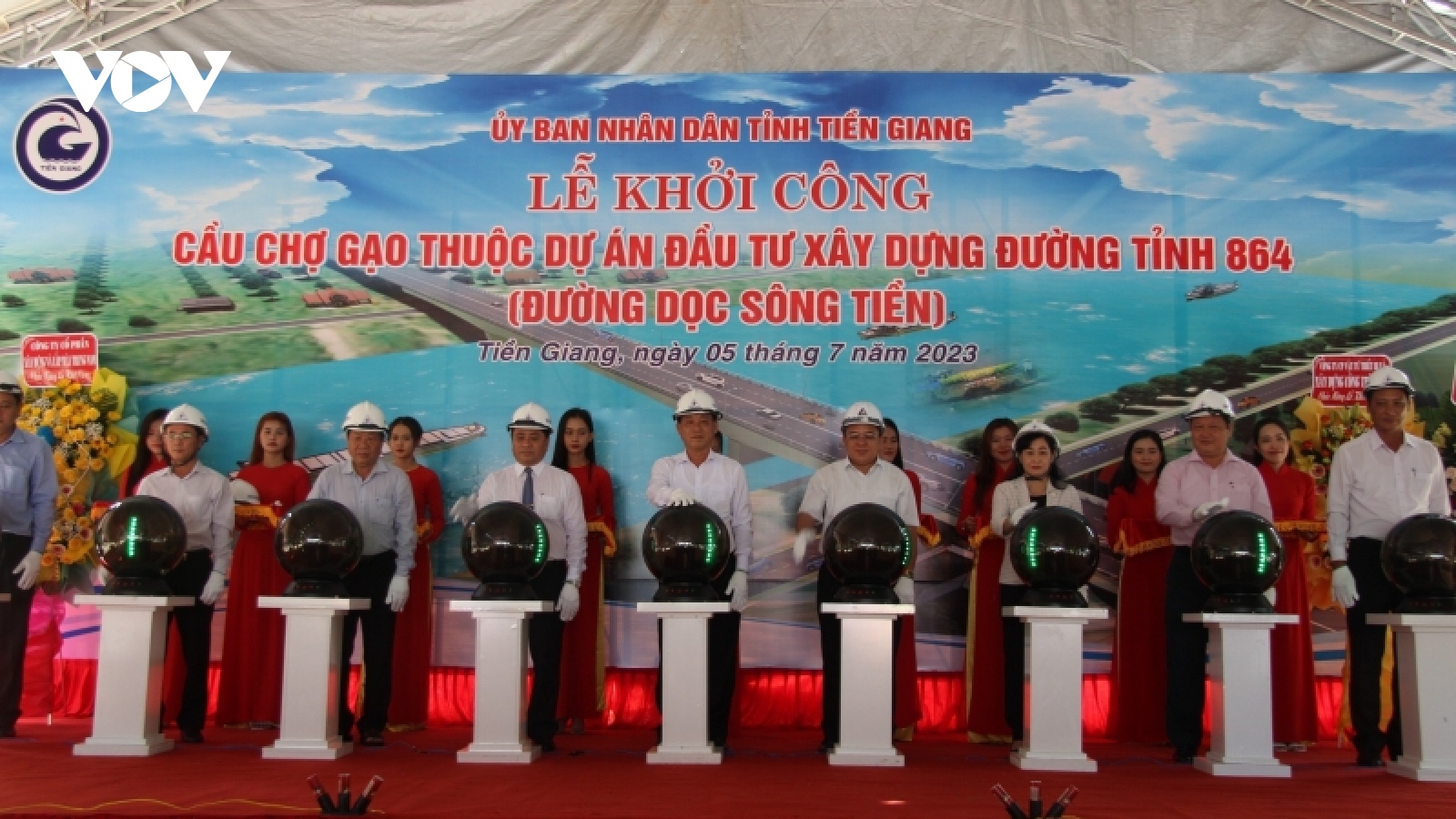 Tiền Giang đầu tư hơn 263 tỷ đồng xây cầu Chợ Gạo kết nối vùng kinh tế