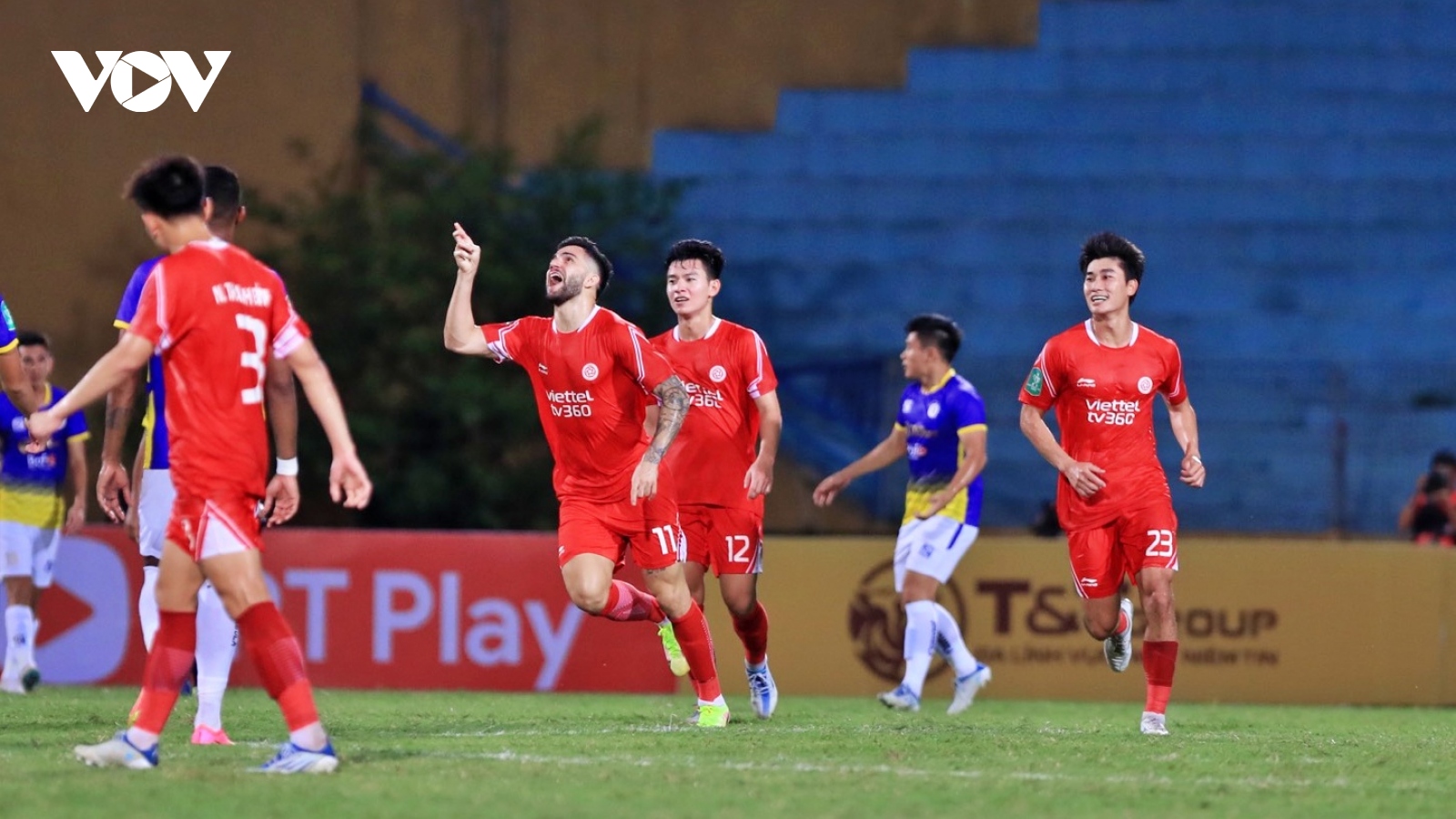 Siêu phẩm của Hoàng Đức và Jeferson giúp Viettel FC nhấn chìm Hà Nội FC