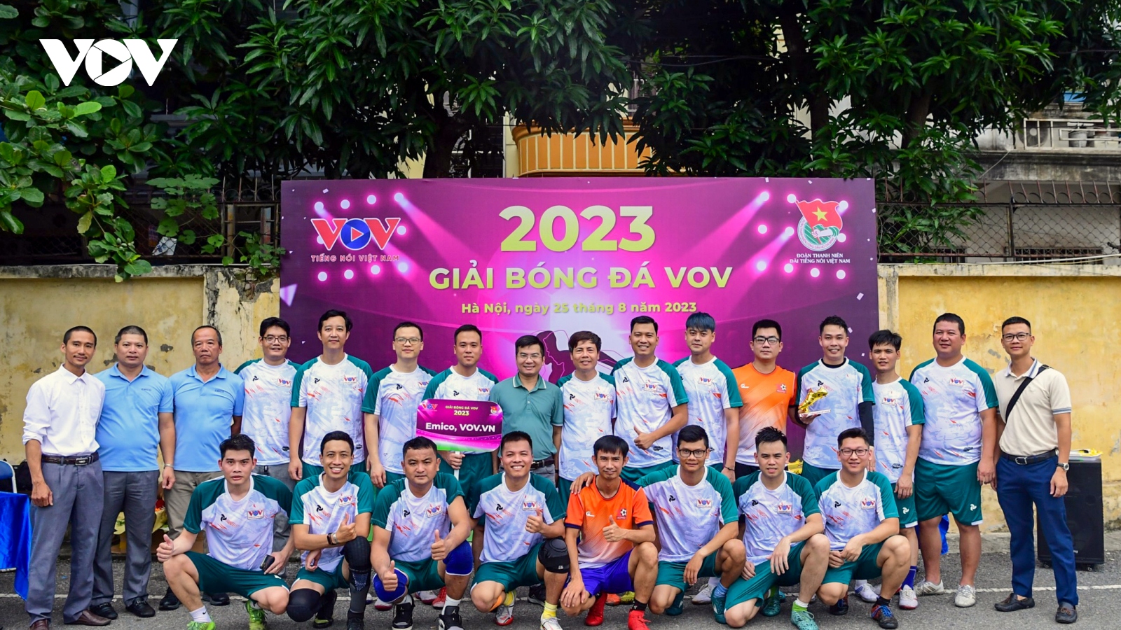 Đội bóng VTC vô địch Giải bóng đá VOV năm 2023