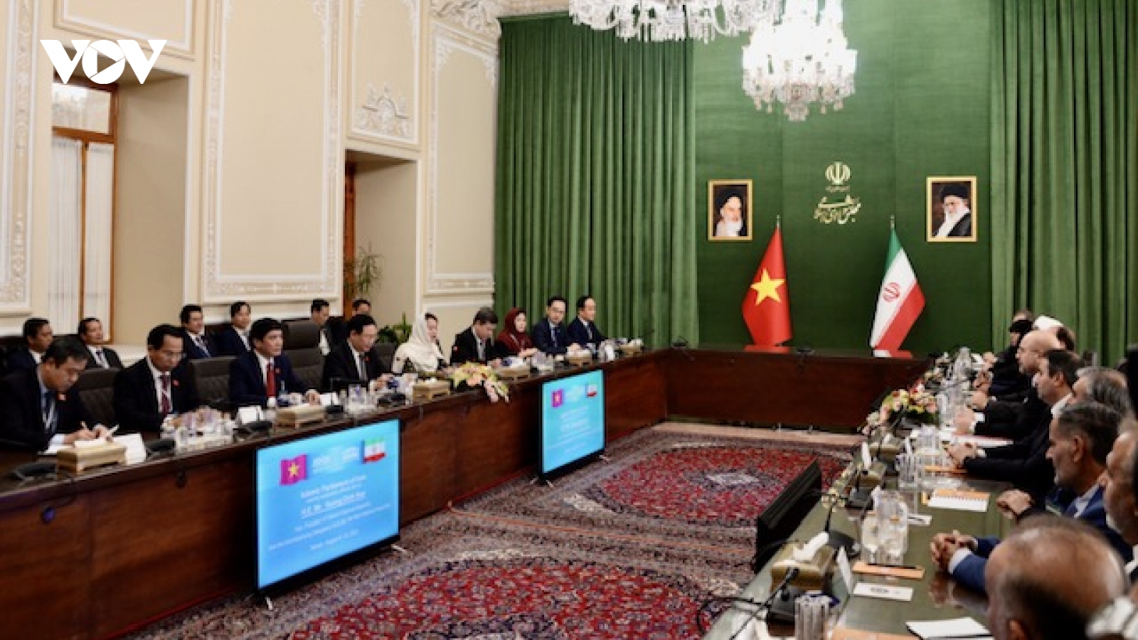 Truyền thông Iran phản ánh đậm nét chuyến thăm của Chủ tịch Quốc hội Vương Đình Huệ
