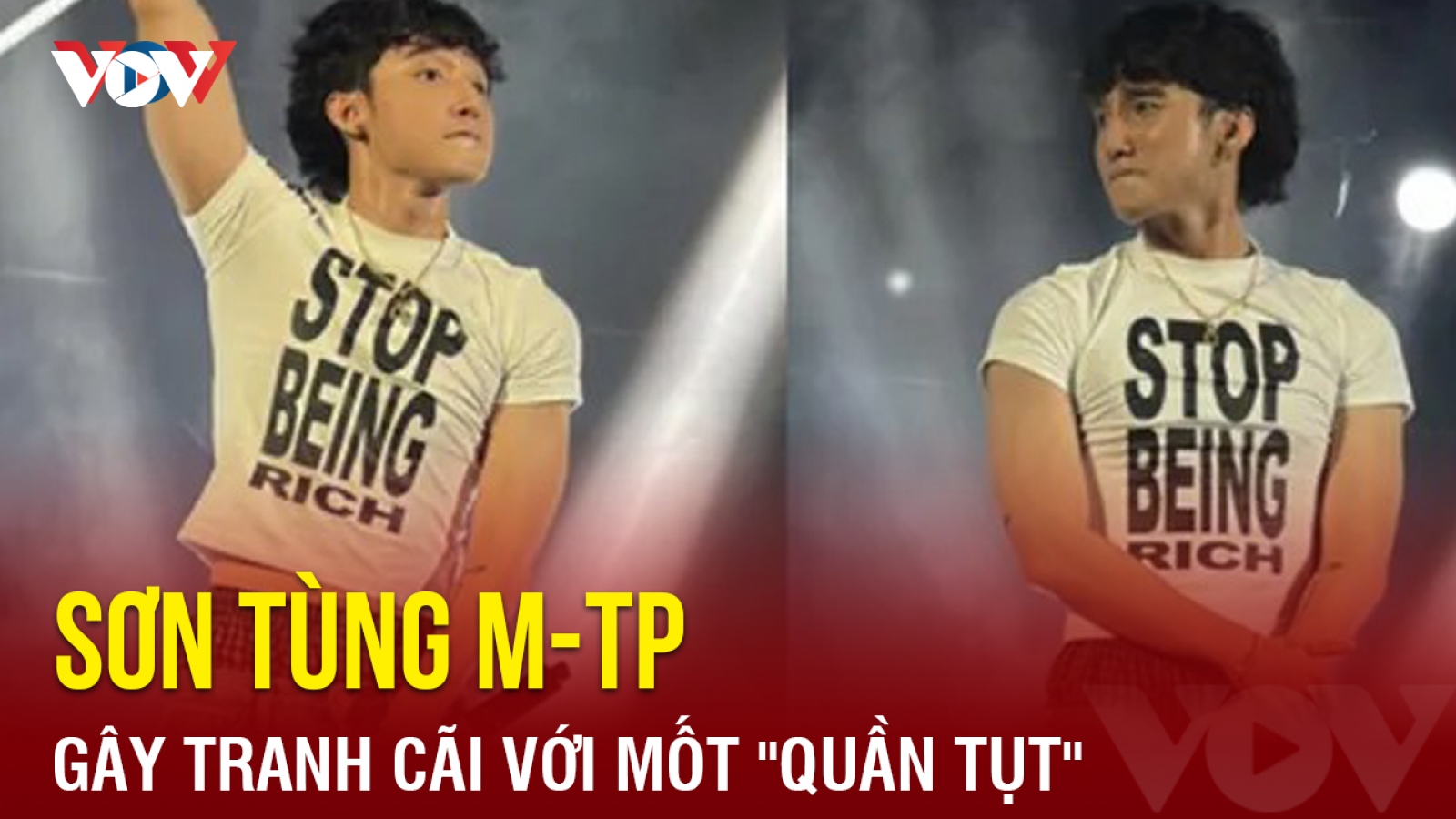 Chuyện showbiz: Sơn Tùng M-TP gây tranh cãi với mốt "quần tụt"