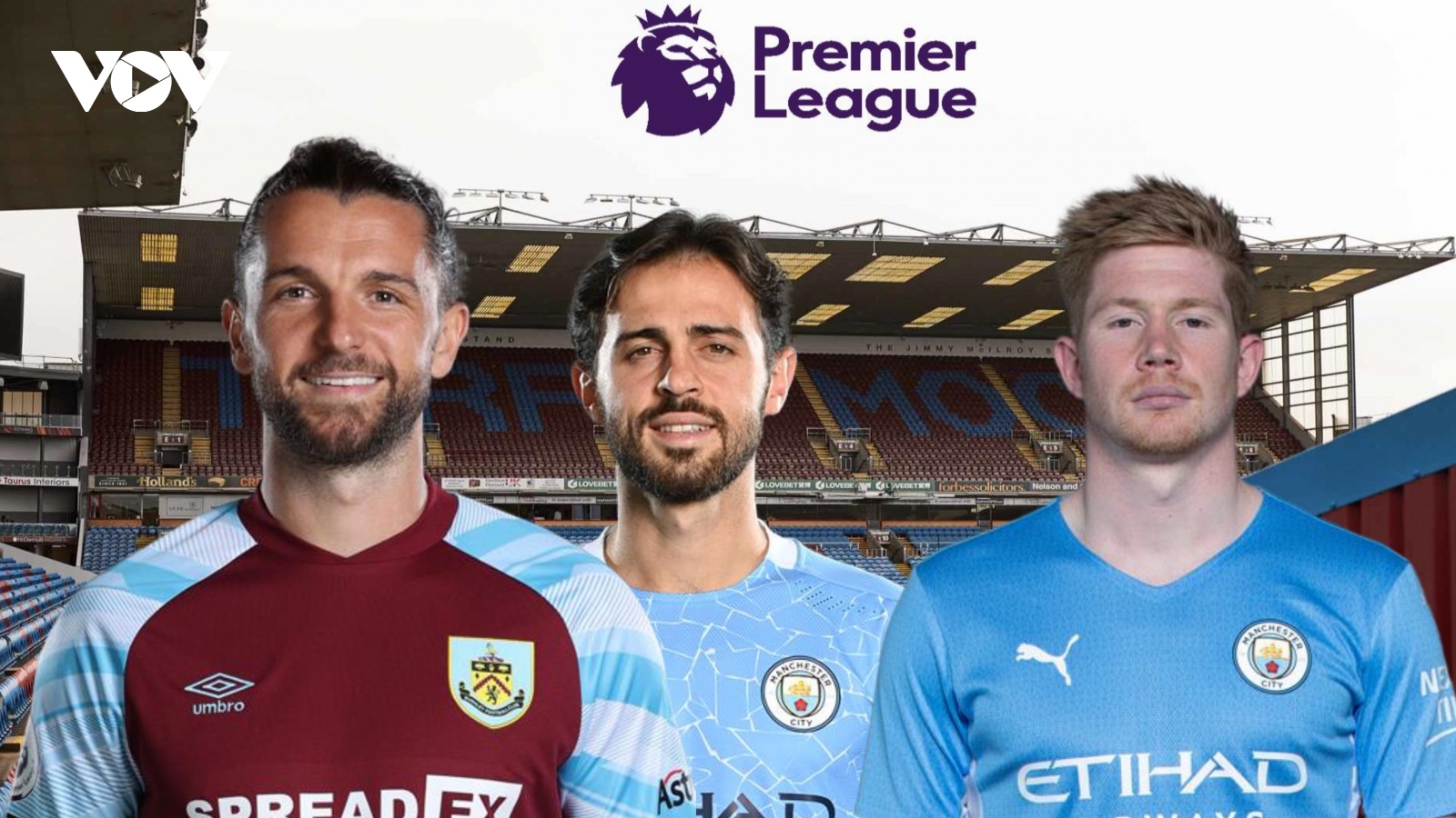 Dự đoán tỷ số, đội hình xuất phát trận Burnley - Man City