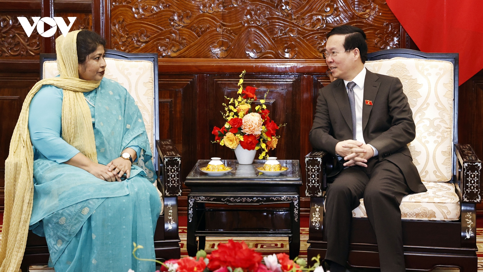 Chủ tịch nước Võ Văn Thưởng tiếp Đại sứ Bangladesh chào từ biệt