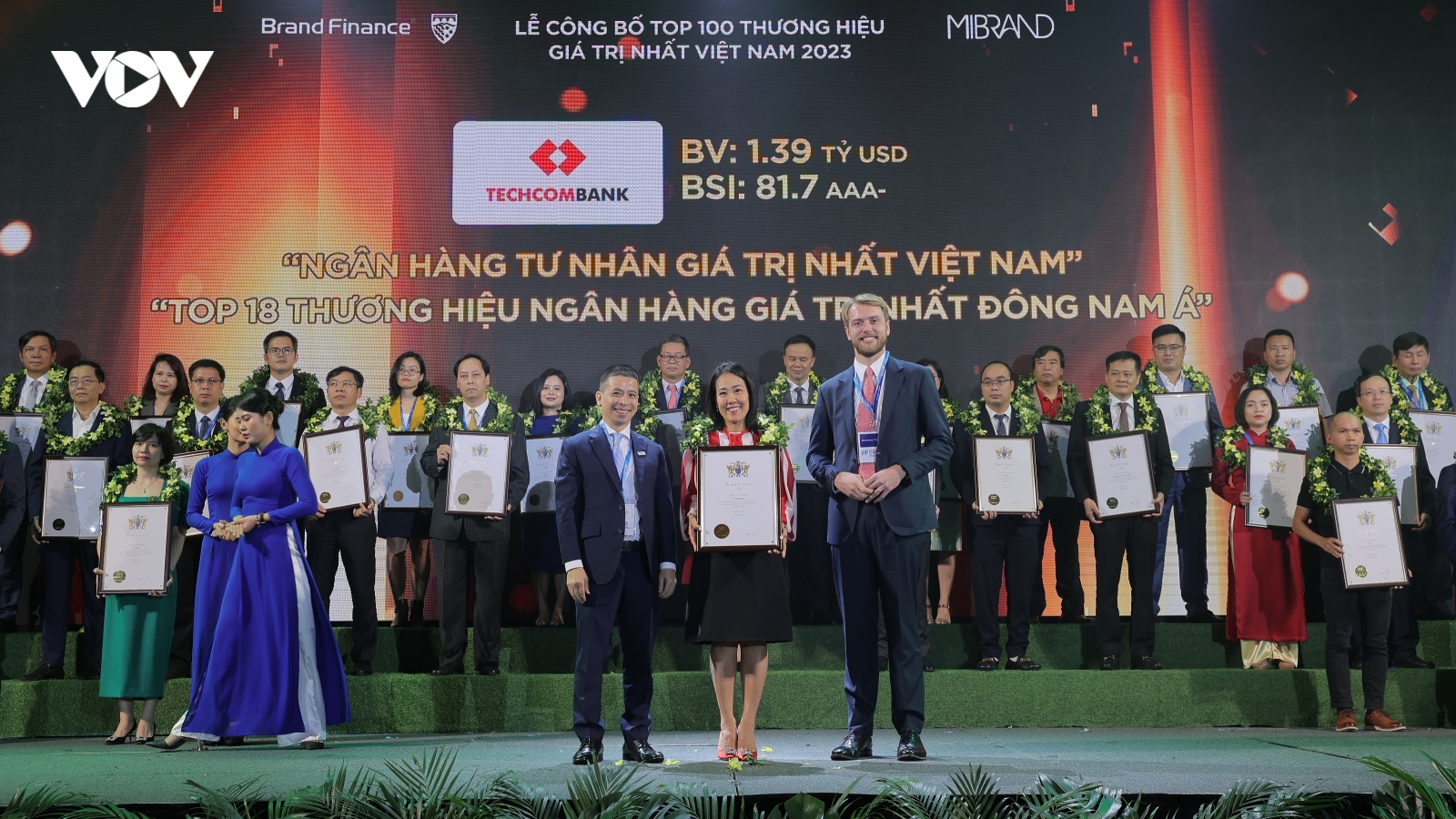 Techcombank là thương hiệu ngân hàng tư nhân giá trị nhất Việt Nam 2023