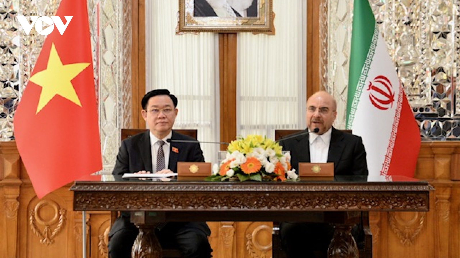 Chủ tịch Quốc hội Việt Nam và Chủ tịch Quốc hội Iran gặp gỡ báo chí