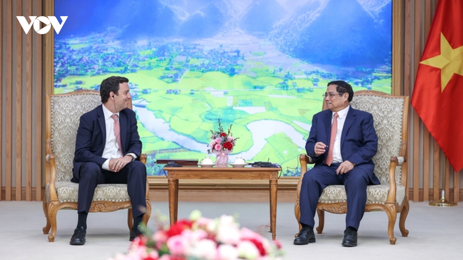 Thủ tướng Phạm Minh Chính tiếp Chủ tịch Tập đoàn Abbott, Hoa Kỳ
