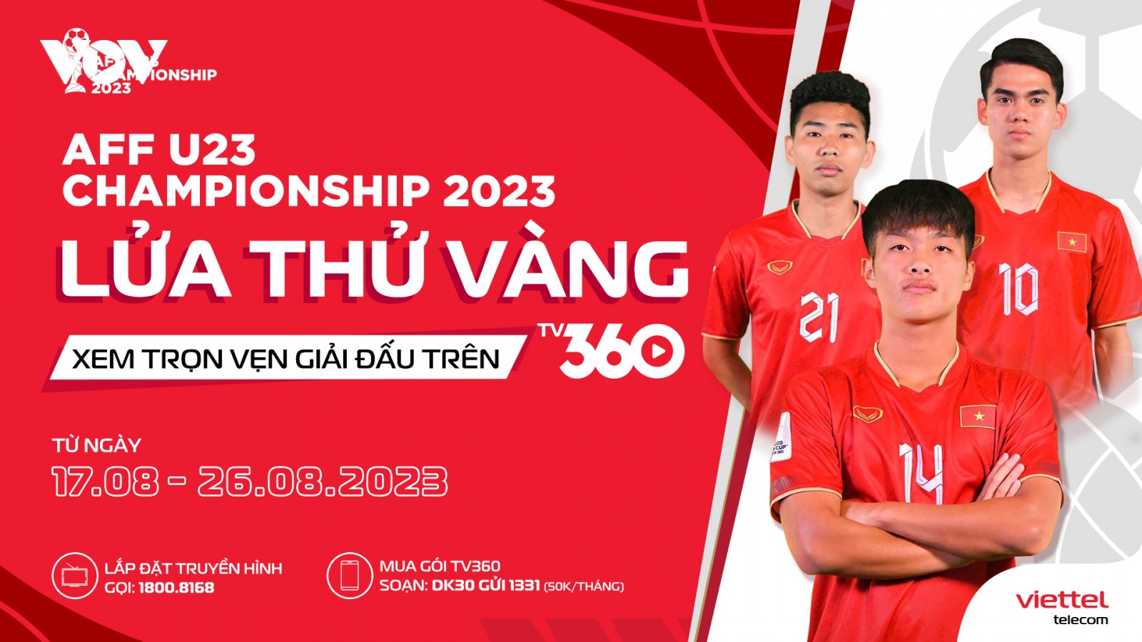 U20 Việt Nam sẽ tham dự AFF U23 Championship 2023