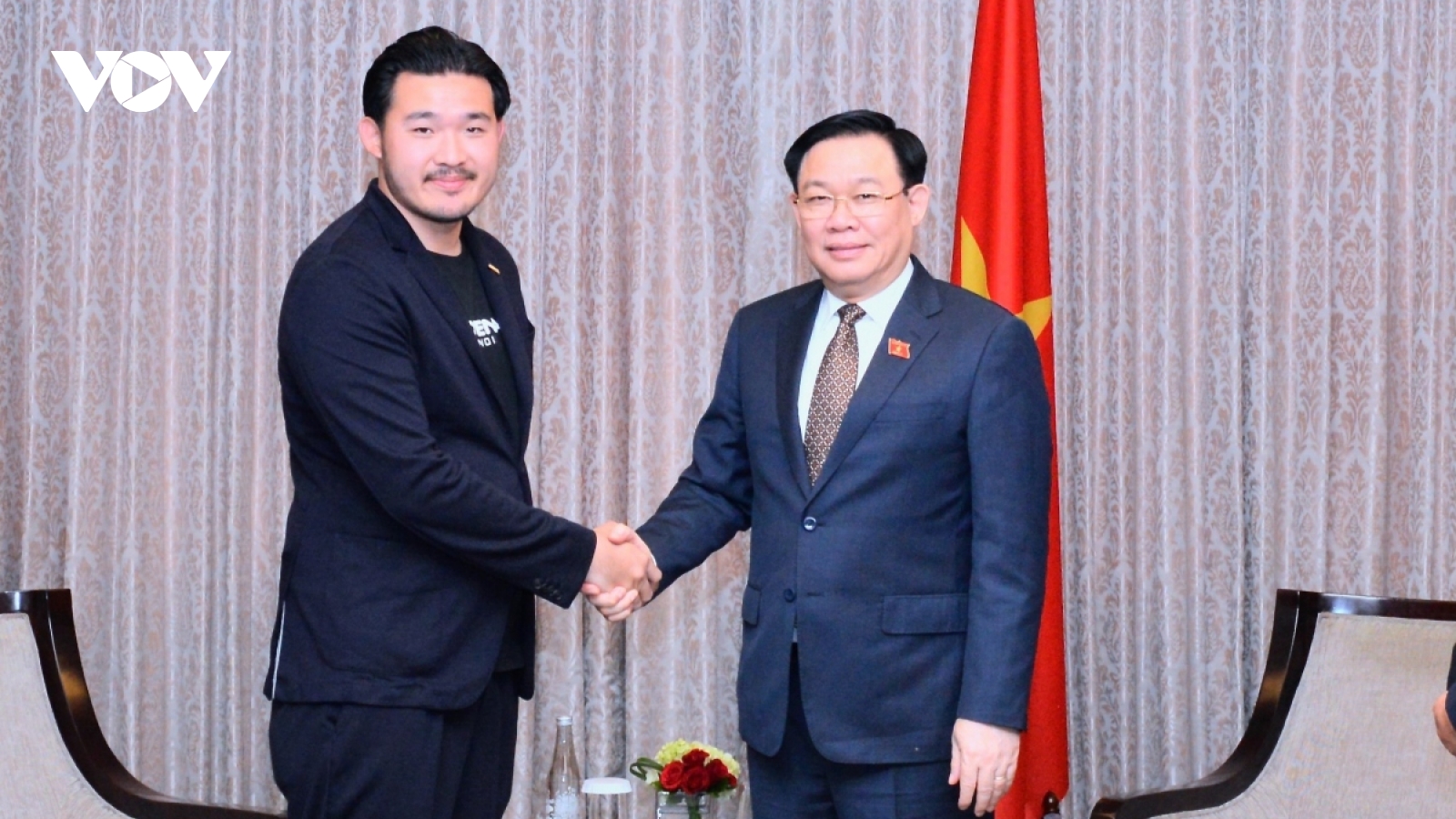 Top legislator receives leading Indonesian business groups