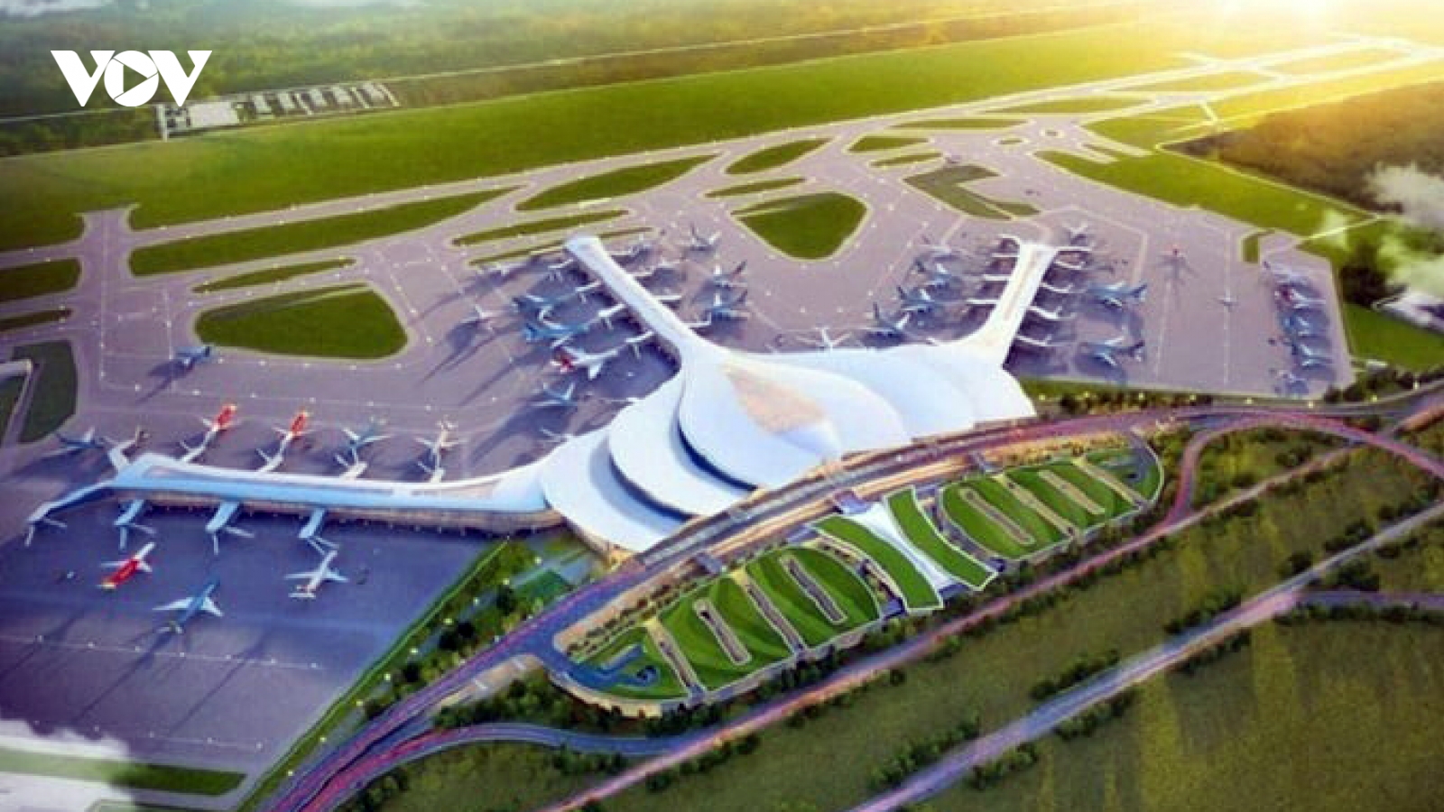 Khởi công xây dựng 2 gói thầu dự án sân bay Long Thành