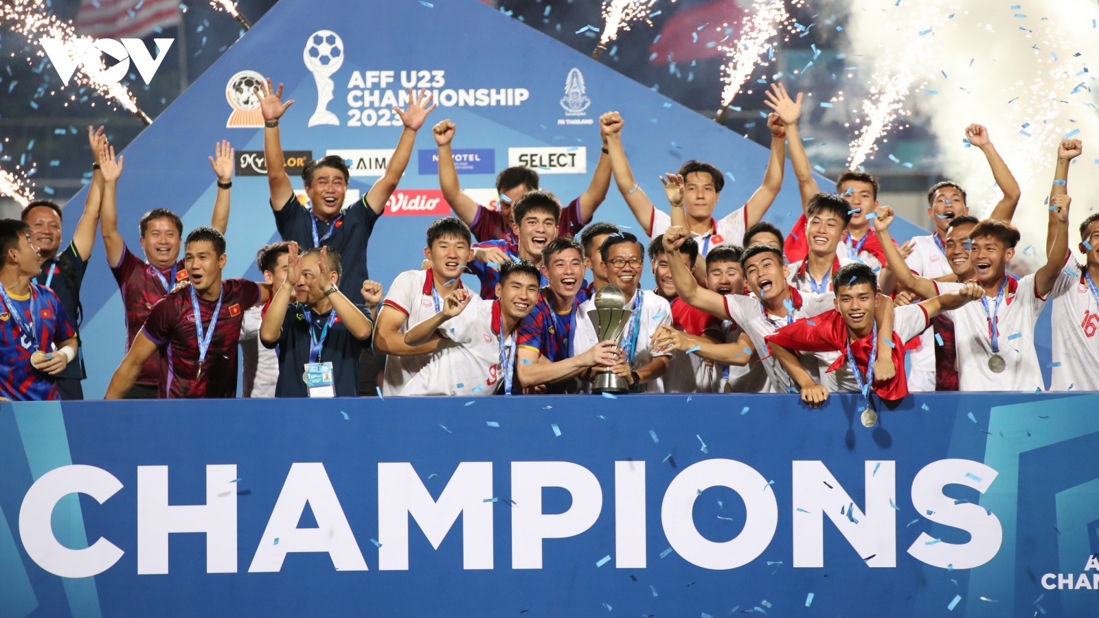 Thắng U23 Indonesia ở loạt sút luân lưu, U23 Việt Nam vô địch U23 Đông Nam Á