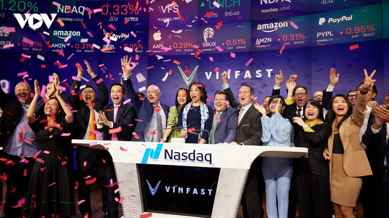 Vinfast chính thức niêm yết trên Nasdaq - Giá trị vốn hoá hơn 23 tỷ USD