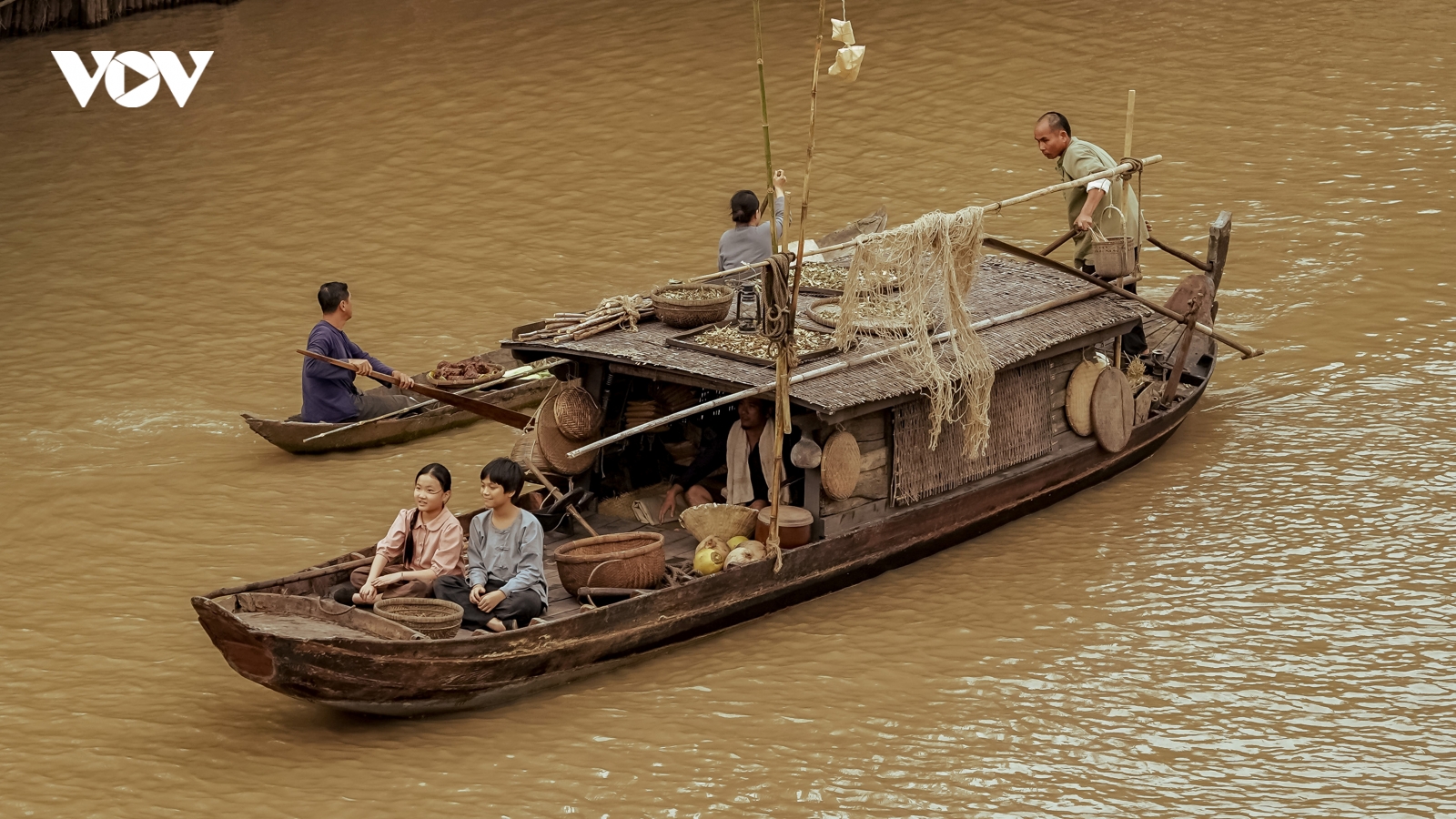 "Đất rừng phương Nam" tái hiện đại cảnh chợ nổi miền Nam xưa
