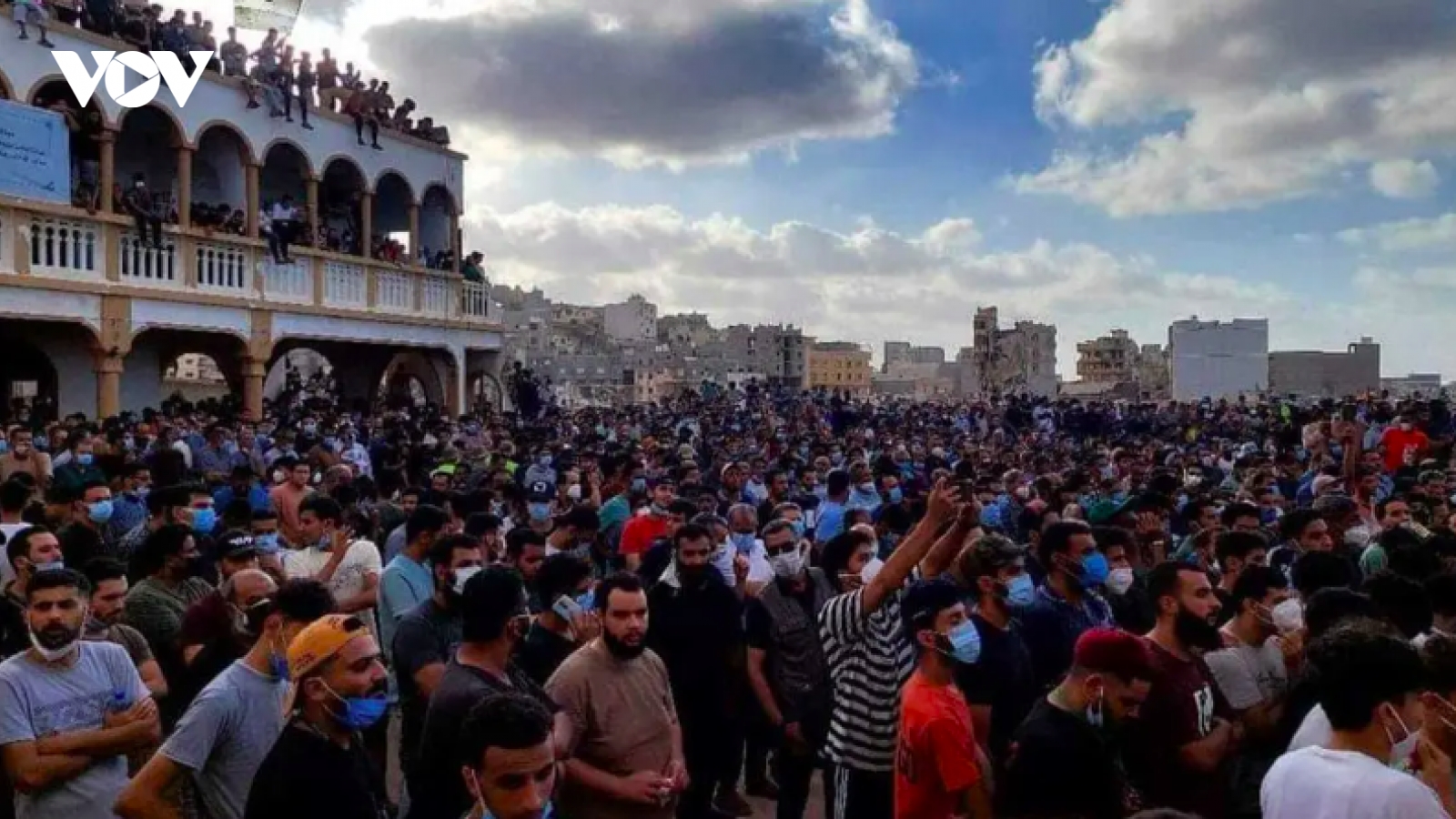 Biểu tình yêu cầu điều tra nguyên nhân gây ra thảm họa lũ lụt Libya