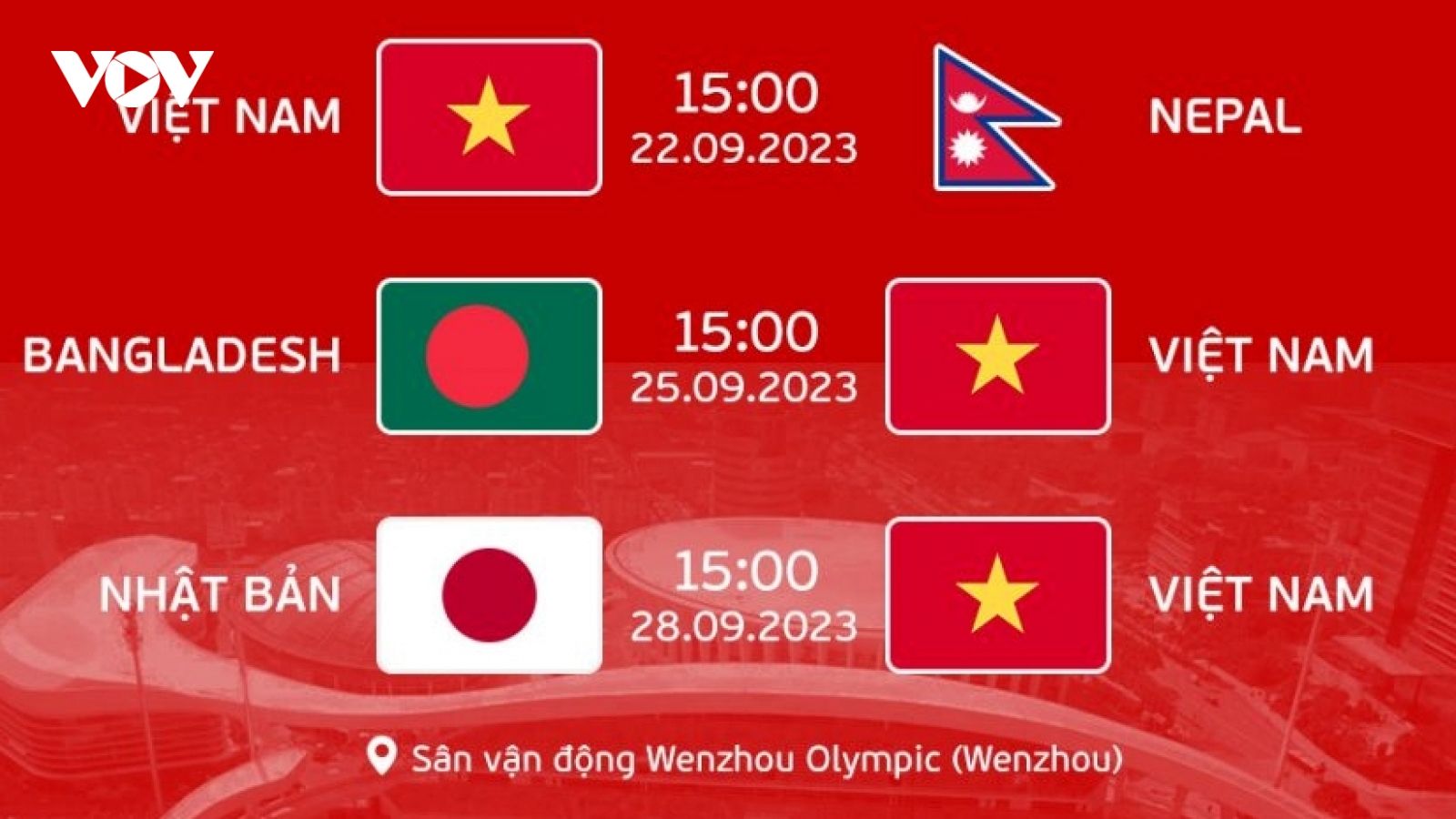 Theo dõi tường thuật trực tiếp ĐT nữ Việt Nam vs ĐT nữ Nepal trên VOV.VN