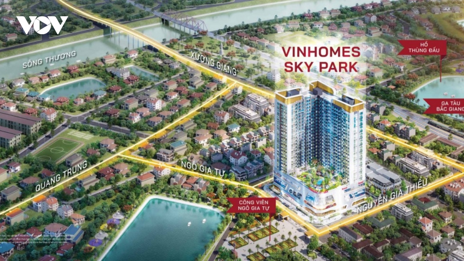 Vinhomes Sky Park hút khách với hệ tiện ích sống đẳng cấp bậc nhất Bắc Giang