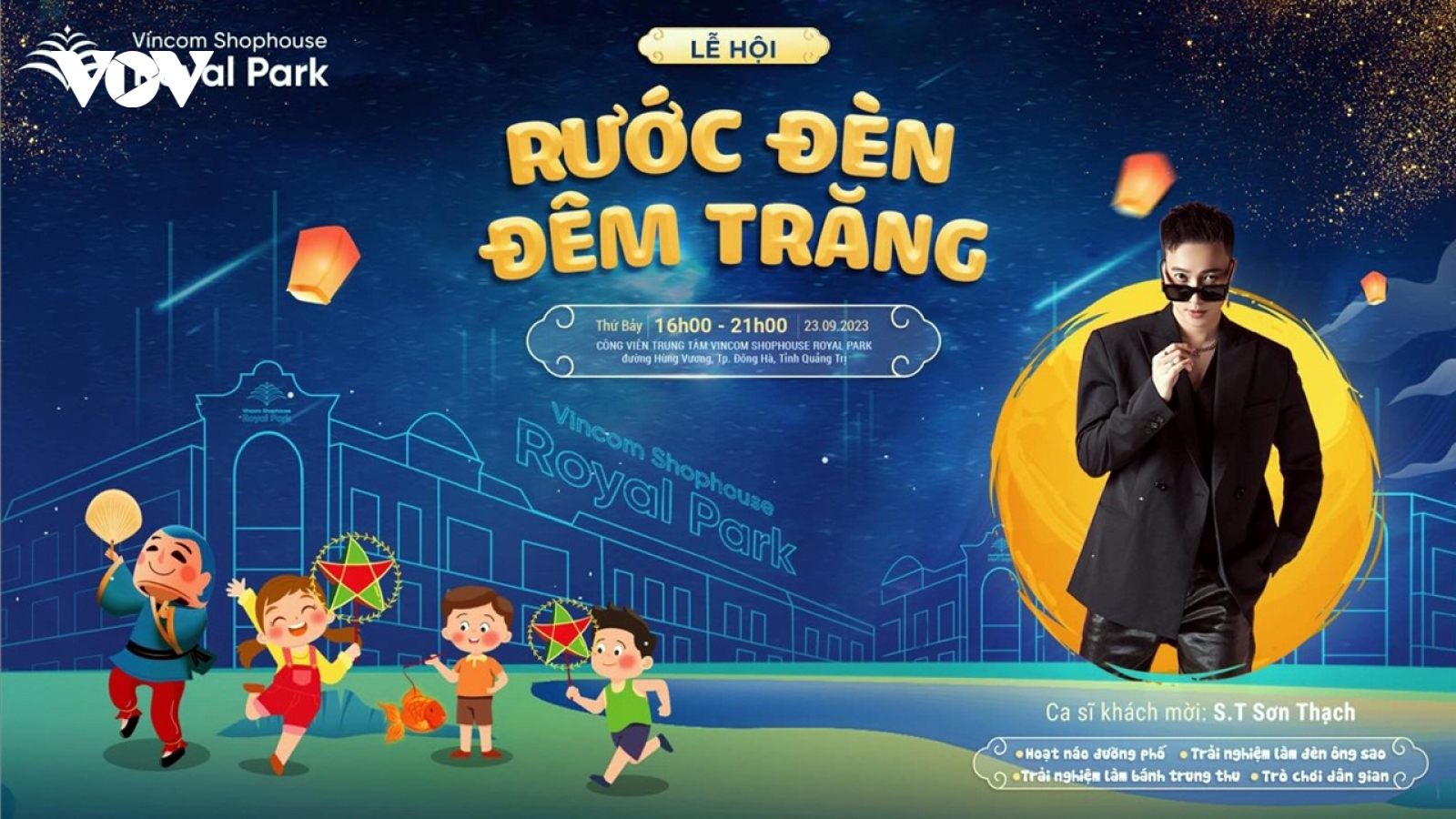 Trung thu độc đáo lần đầu tiên có ở Vincom Shophouse Royal Park Quảng Trị