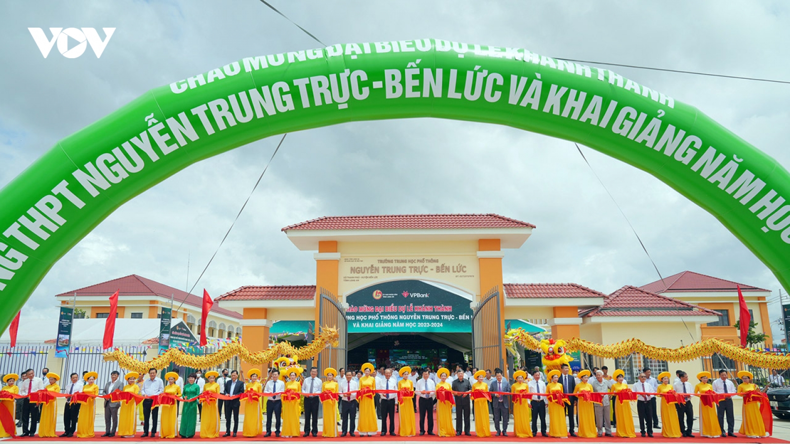Long An khánh thành trường THPT Nguyễn Trung Trực – Bến Lức do VPBank tài trợ